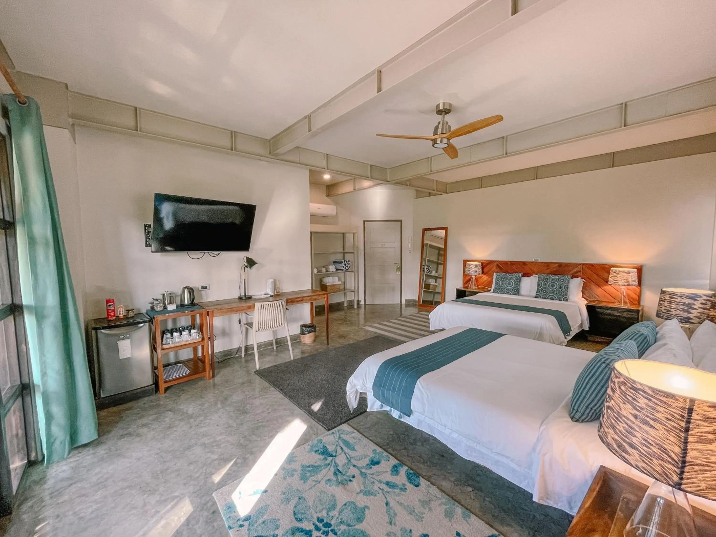 Bed in Kaimana Resort Siargao