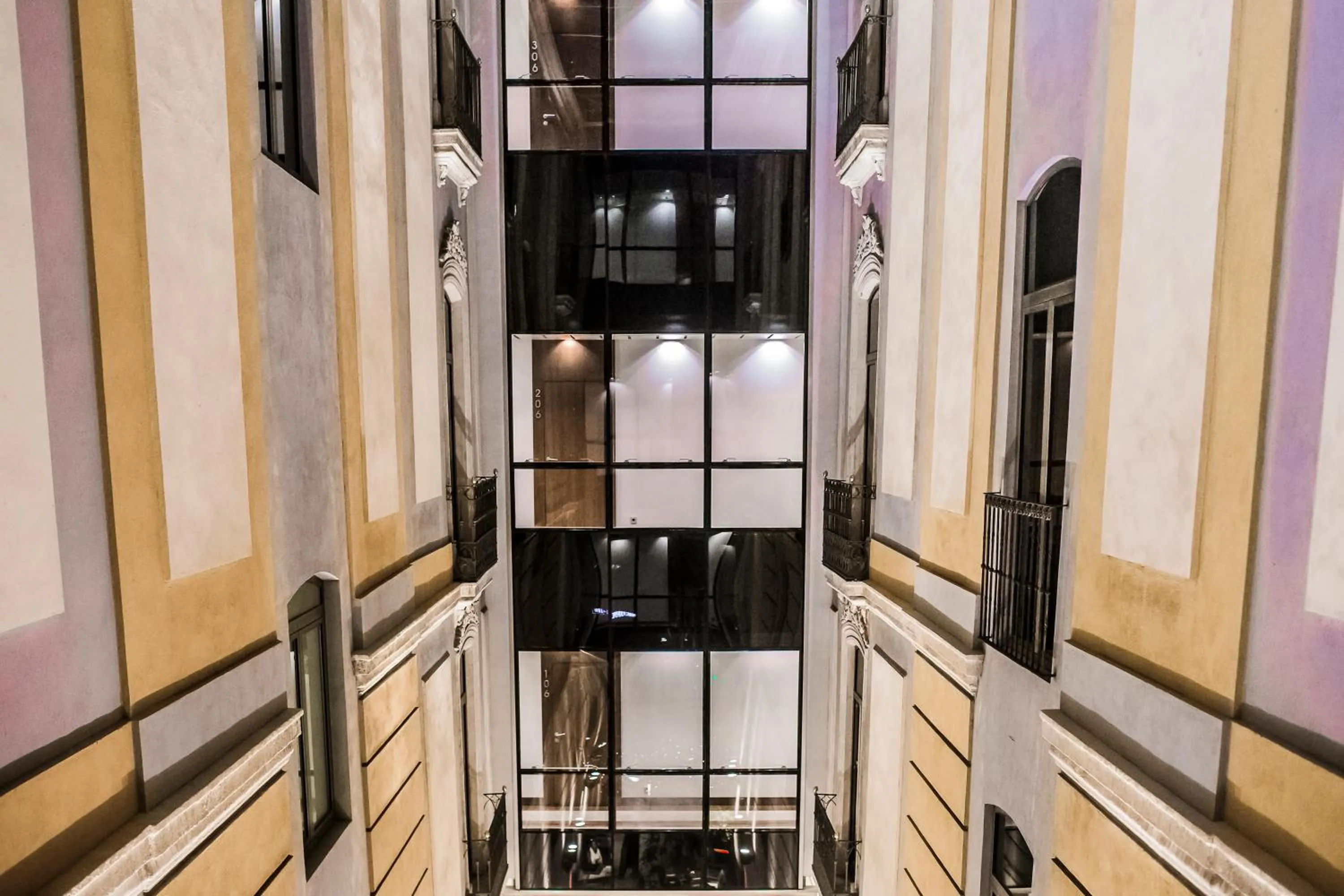 Inner courtyard view in Hospes Amérigo, Alicante, a Member of Design Hotels
