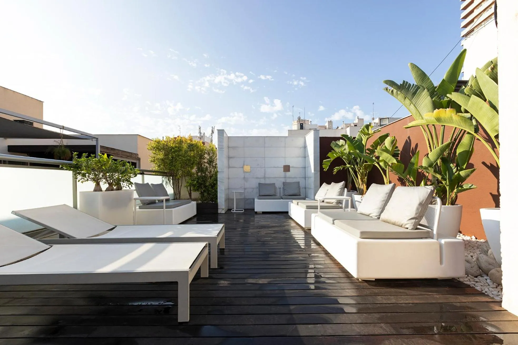 Solarium in Hospes Amérigo, Alicante, a Member of Design Hotels