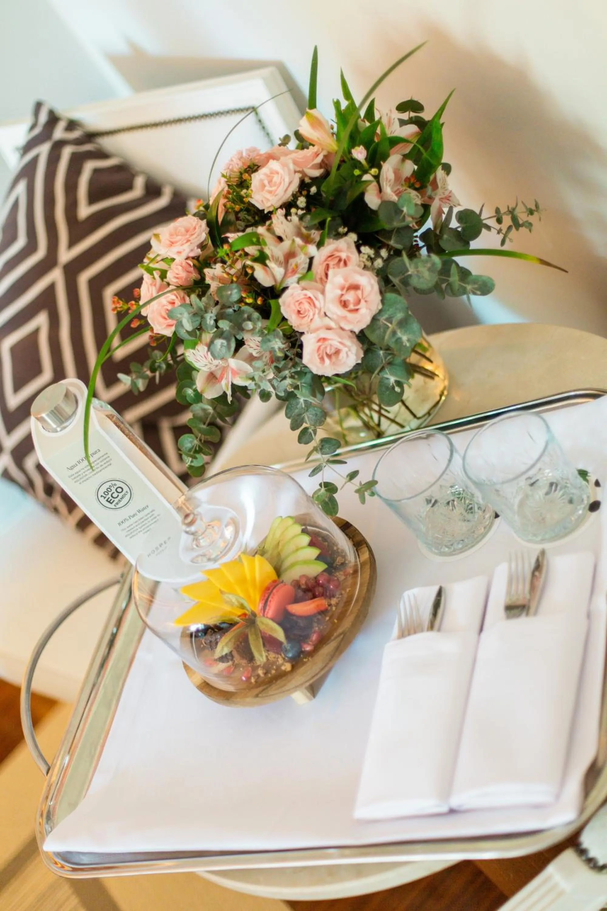 room service in Hospes Amérigo, Alicante, a Member of Design Hotels