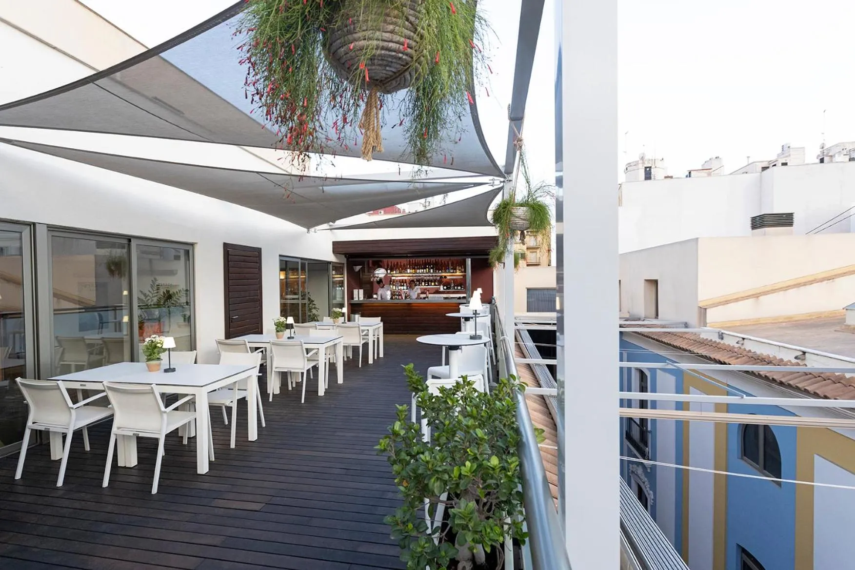 Balcony/Terrace in Hospes Amérigo, Alicante, a Member of Design Hotels