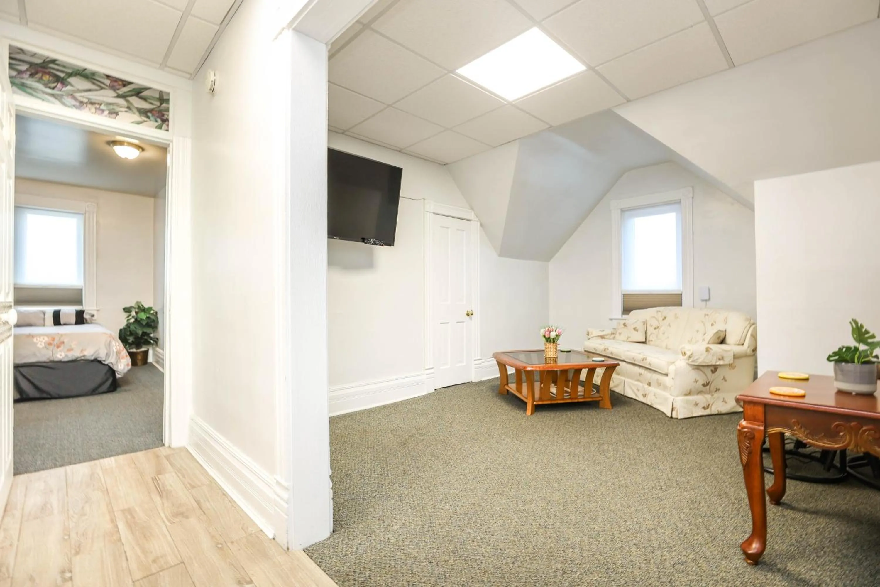 Living room, Bed in Wolseley the heart of the city !