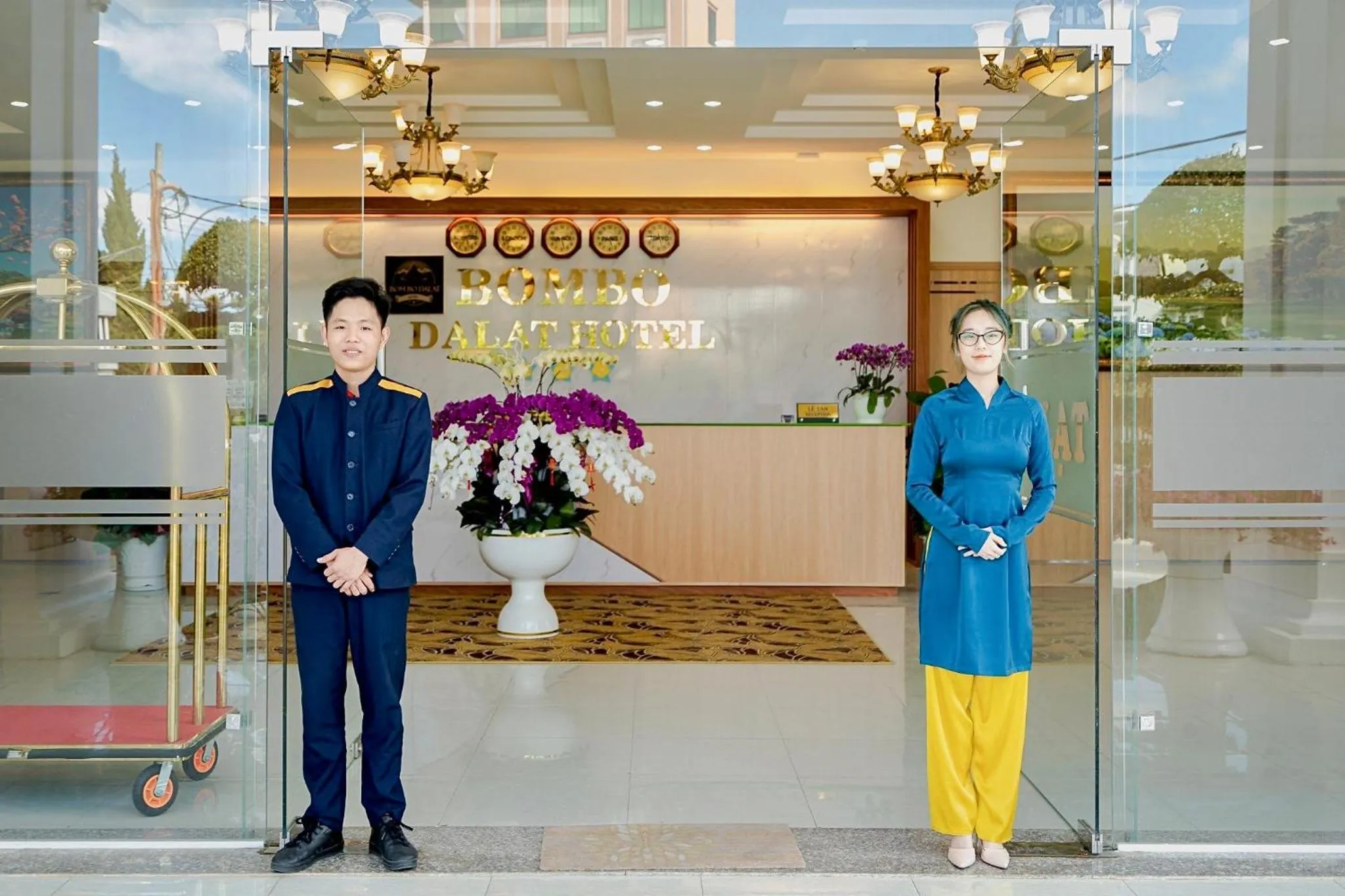 Staff in Bombo DaLat Hotel