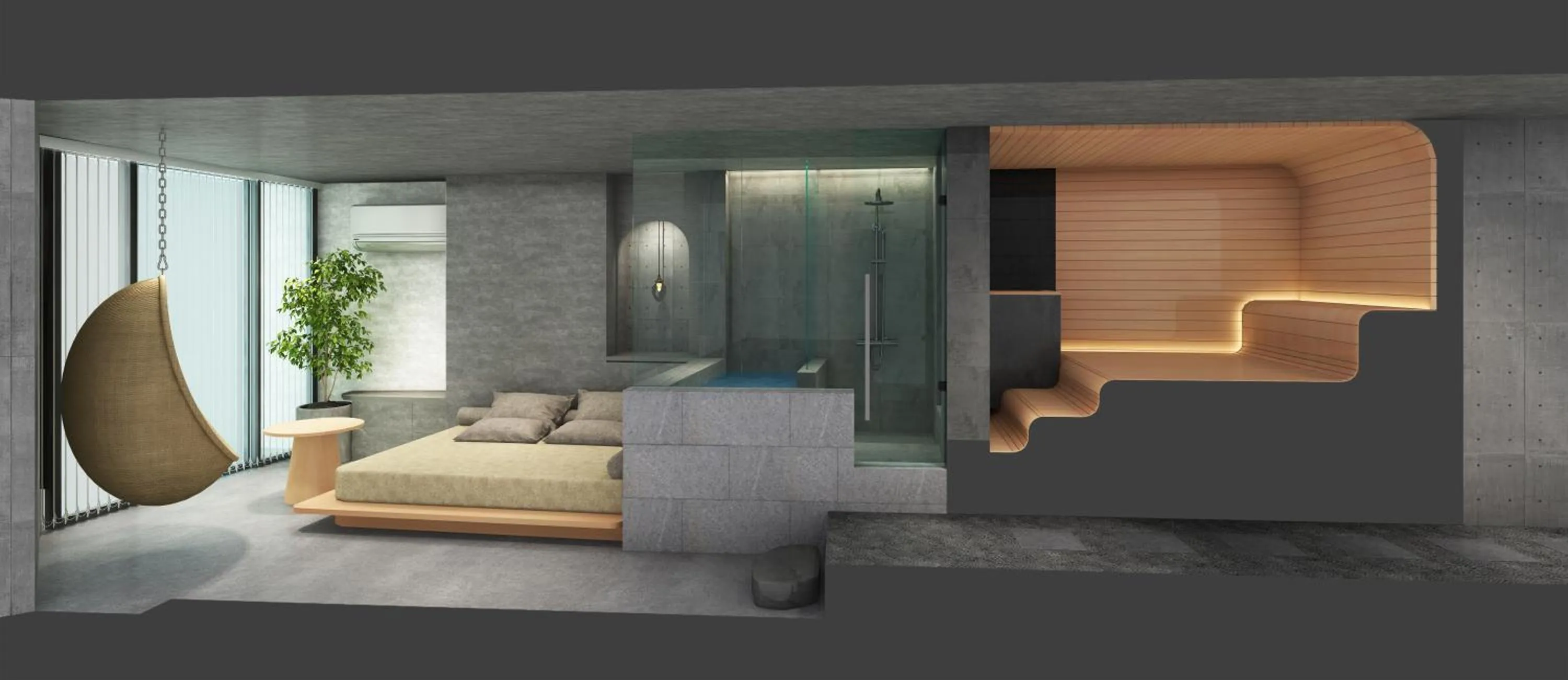 Photo of the whole room in Boutique Sauna ARCH