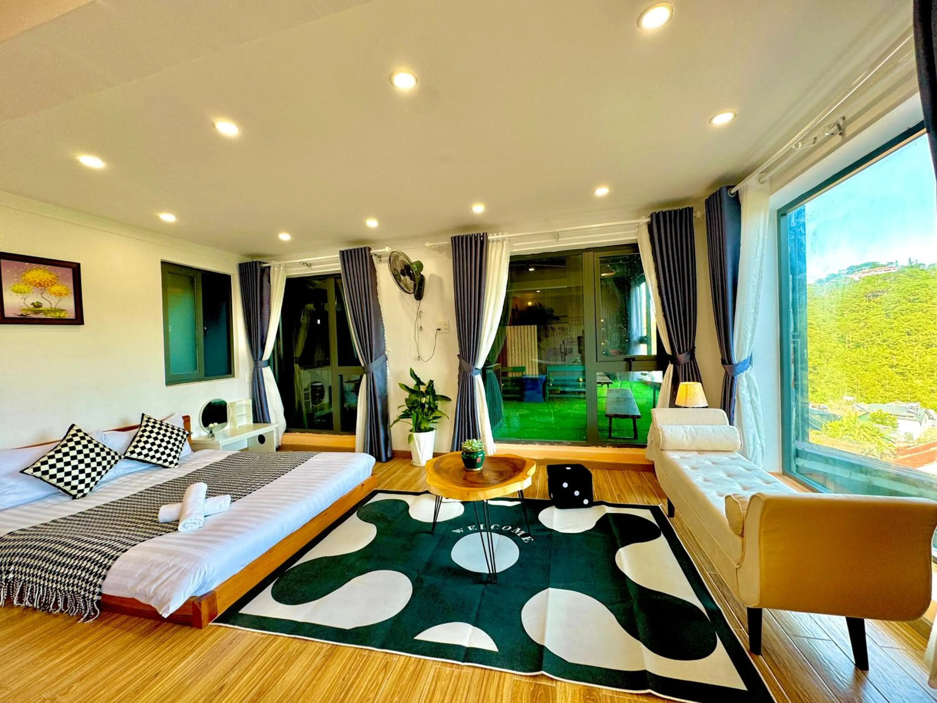 Bedroom, Bed in Pine Forest House Dalat