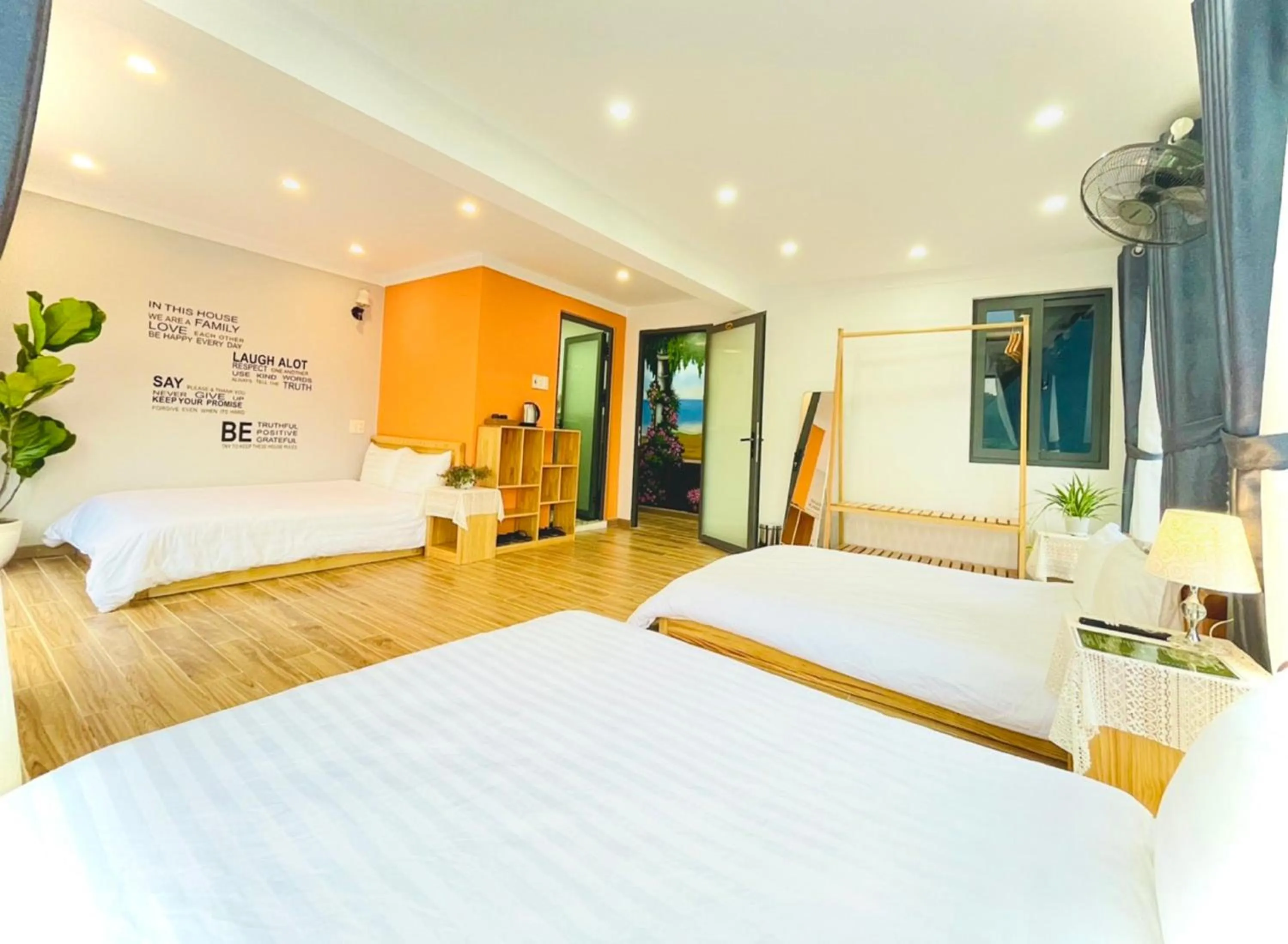 Photo of the whole room, Bed in Pine Forest House Dalat