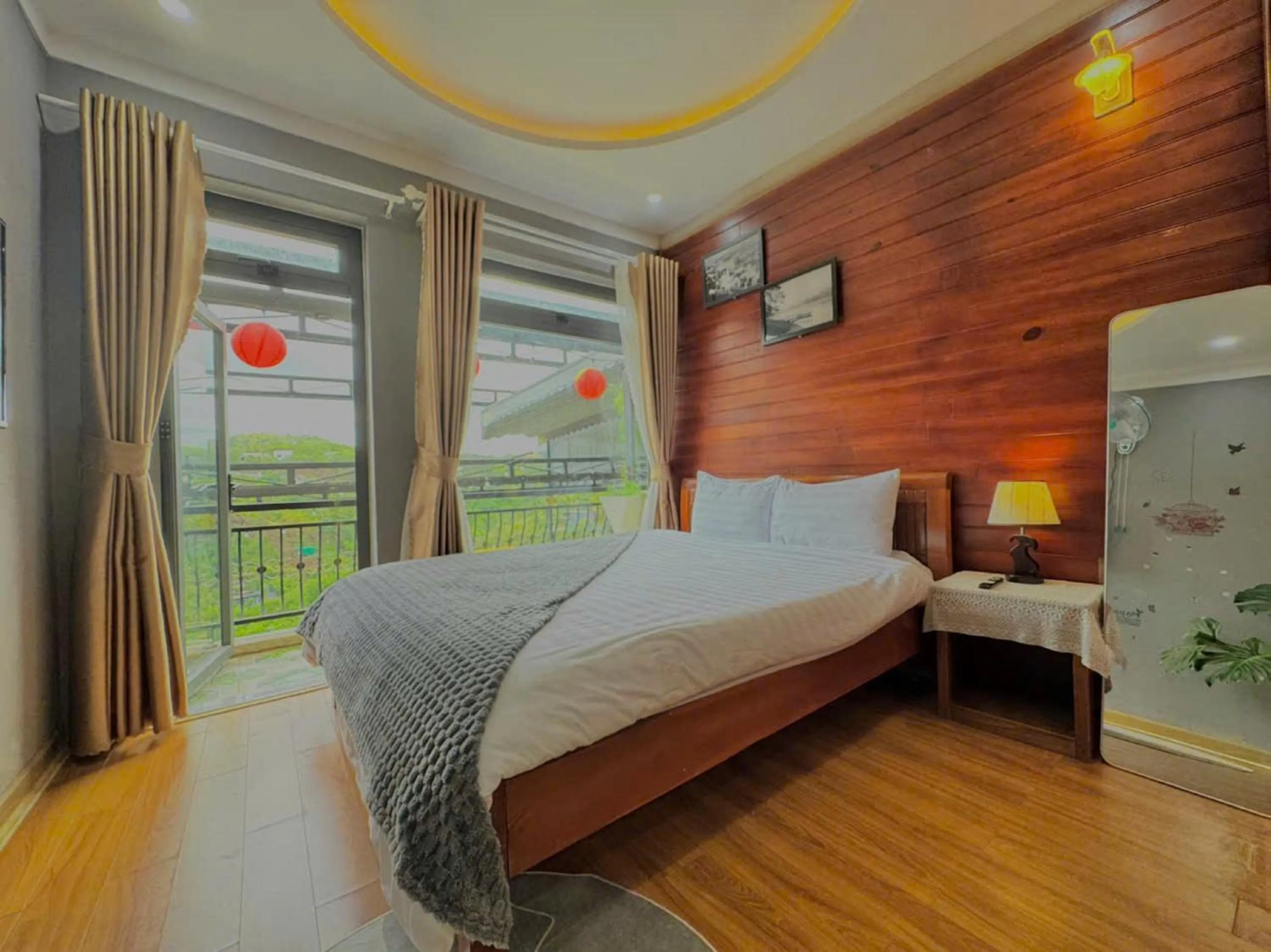 Photo of the whole room, Bed in Pine Forest House Dalat