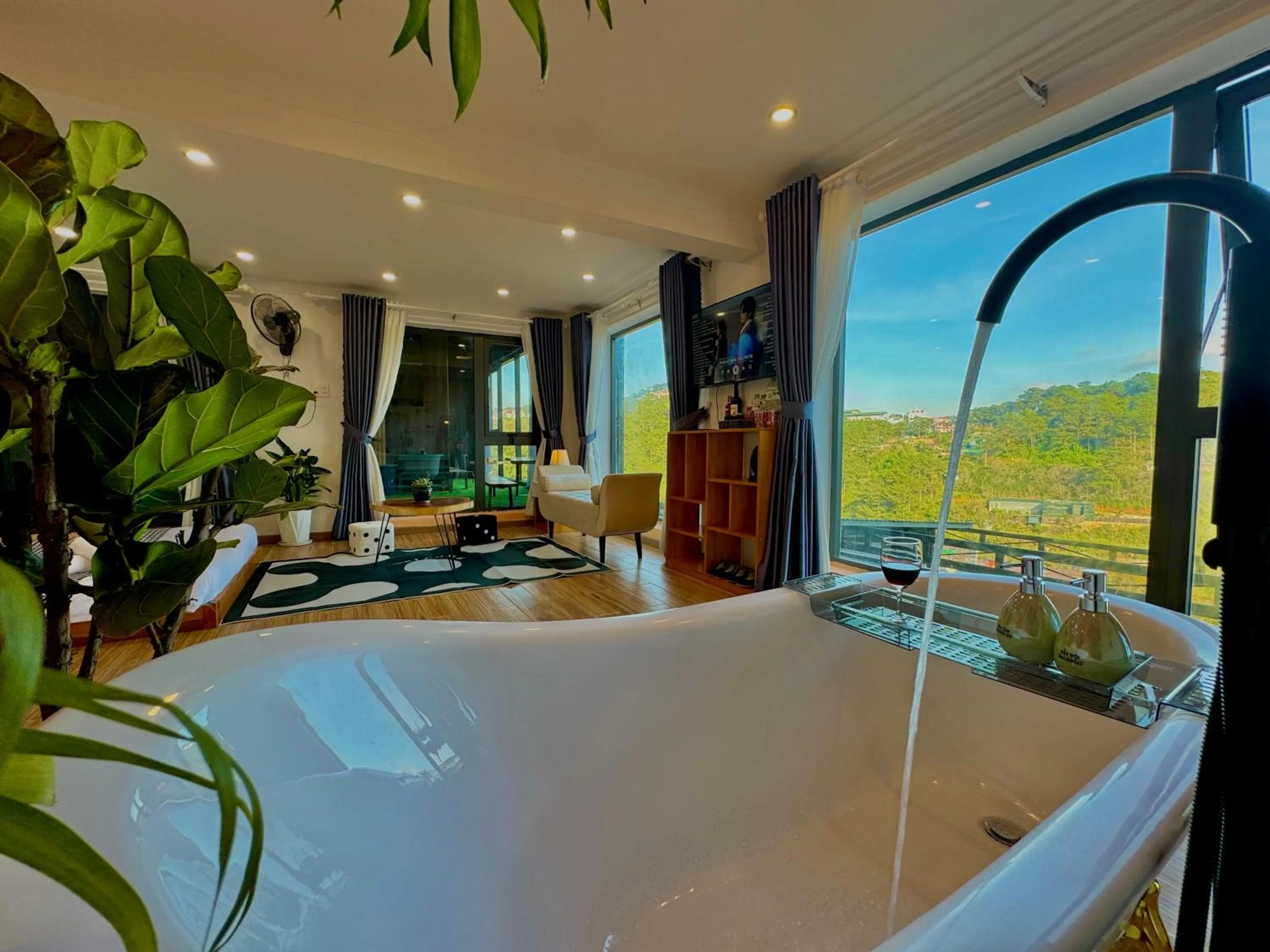 View (from property/room) in Pine Forest House Dalat