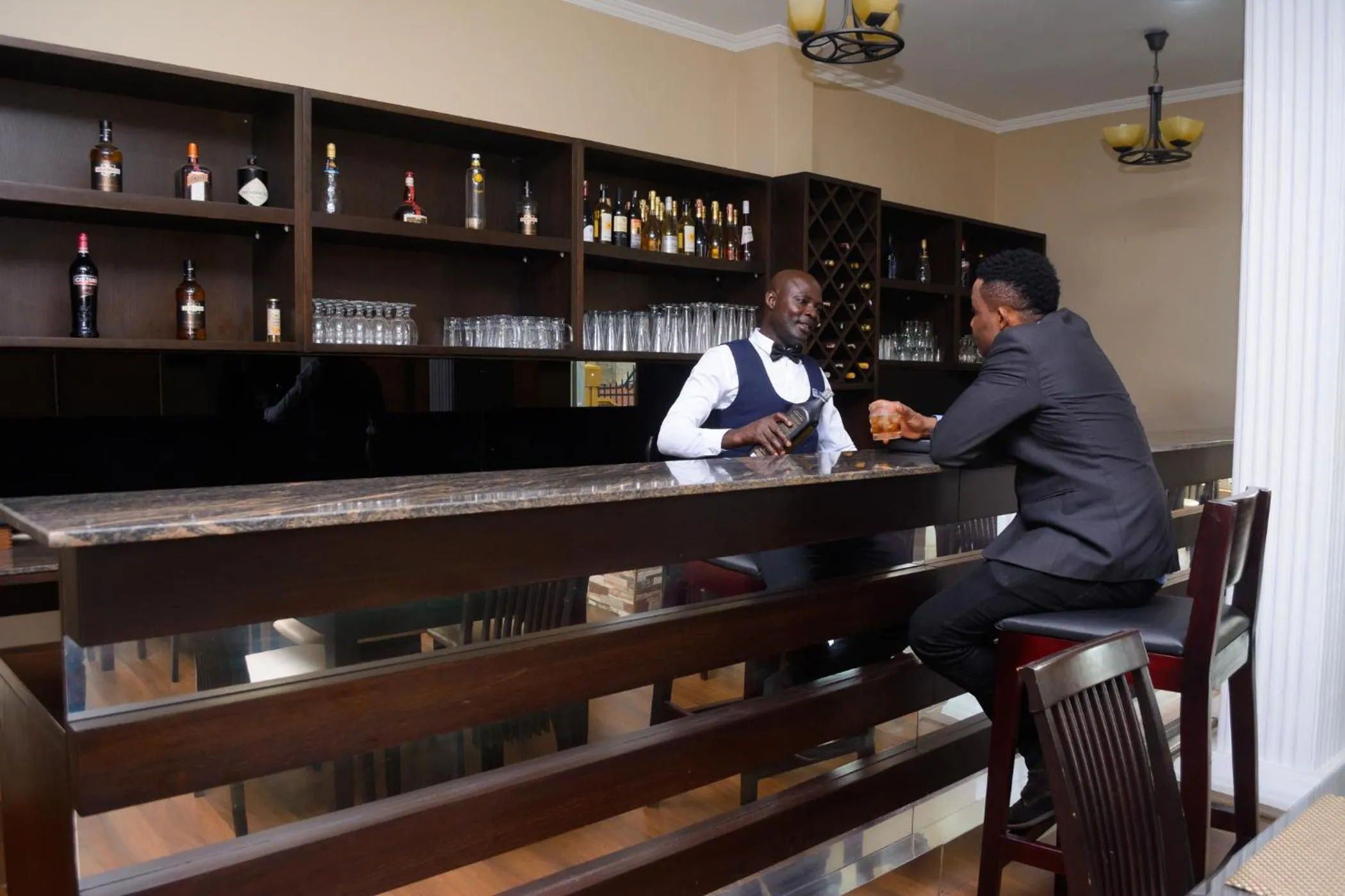 Lounge or bar in Mendiata Hotel