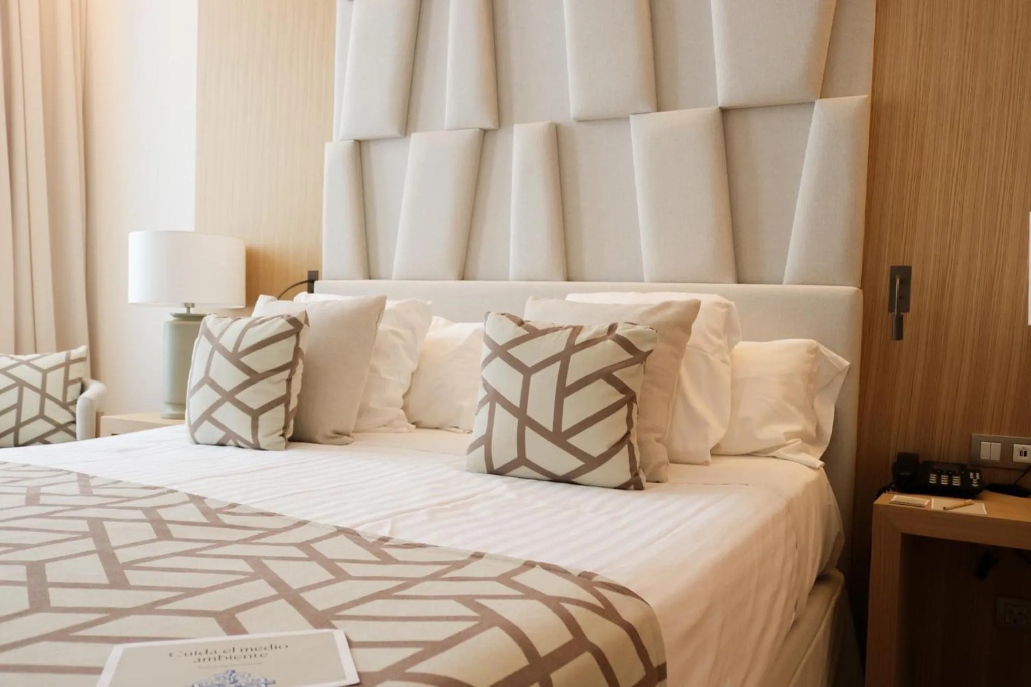 Bed in Hospes Palau de La Mar, Valencia, a Member of Design Hotels