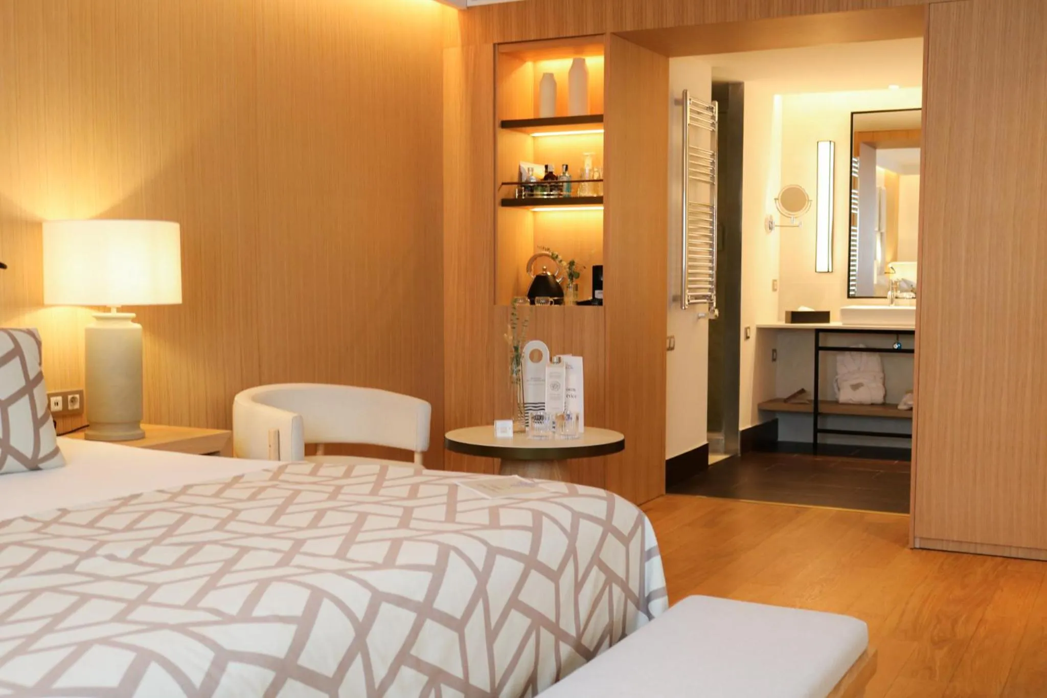 Bed in Hospes Palau de La Mar, Valencia, a Member of Design Hotels