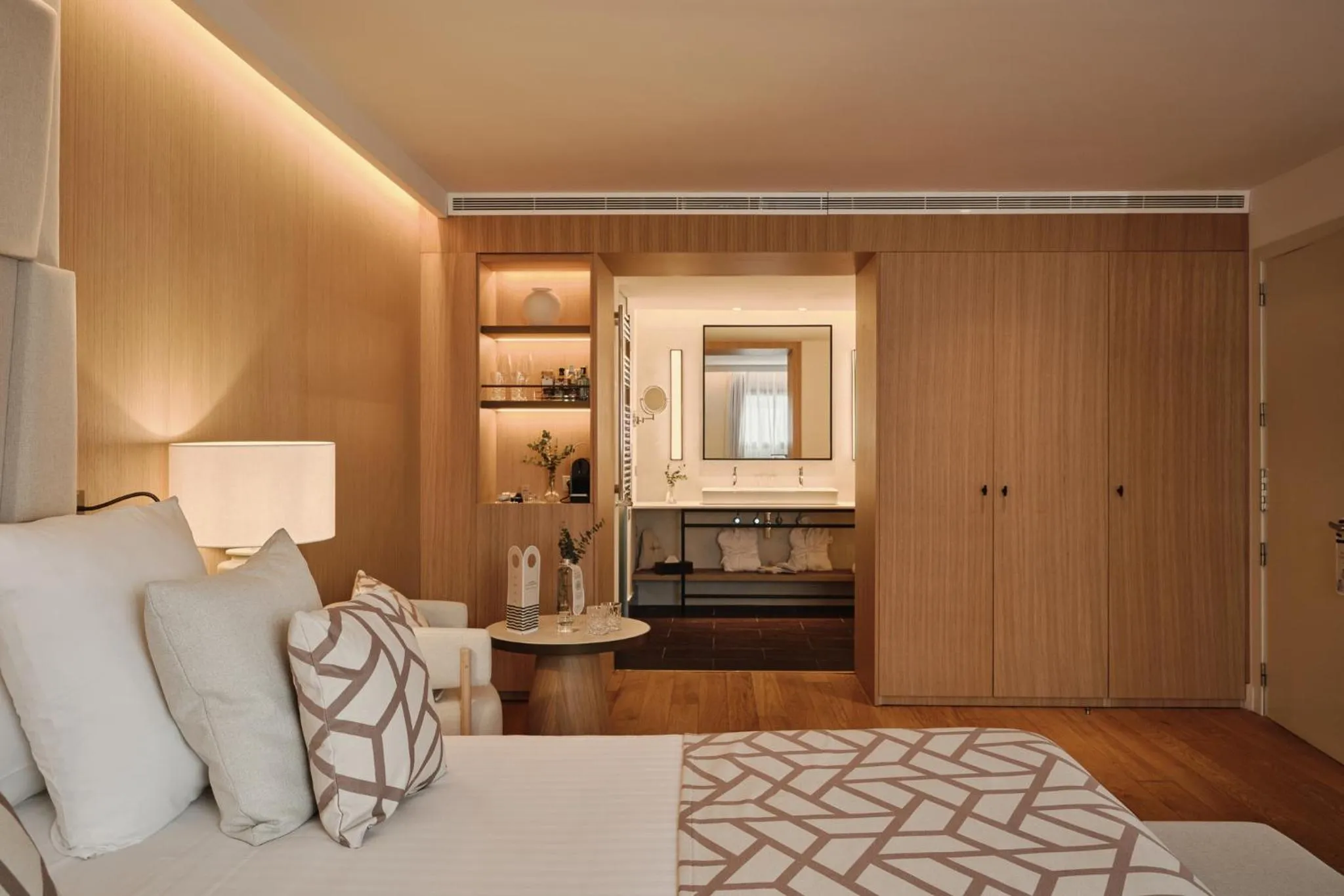 furniture, Bed in Hospes Palau de La Mar, Valencia, a Member of Design Hotels