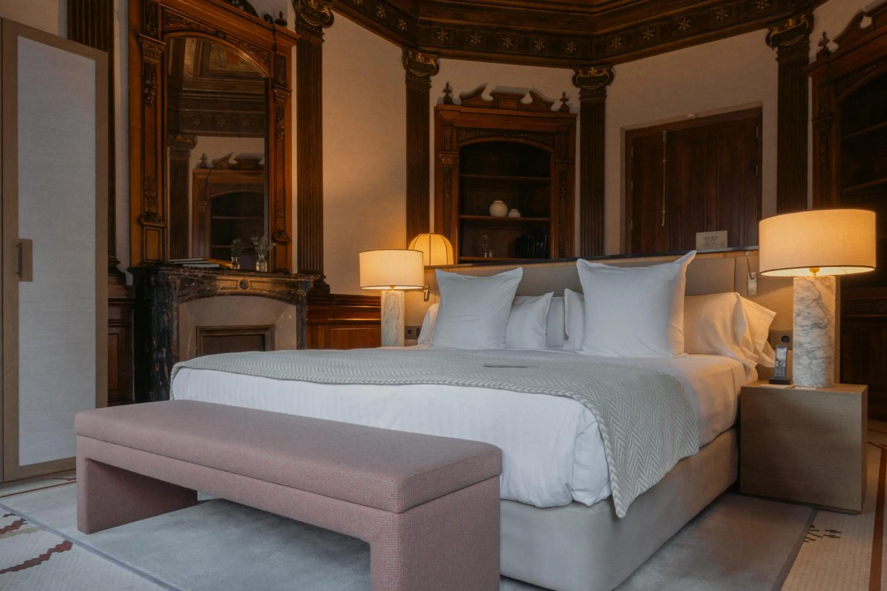 Bed in Hospes Palacio de los Patos, a Member of Design Hotels