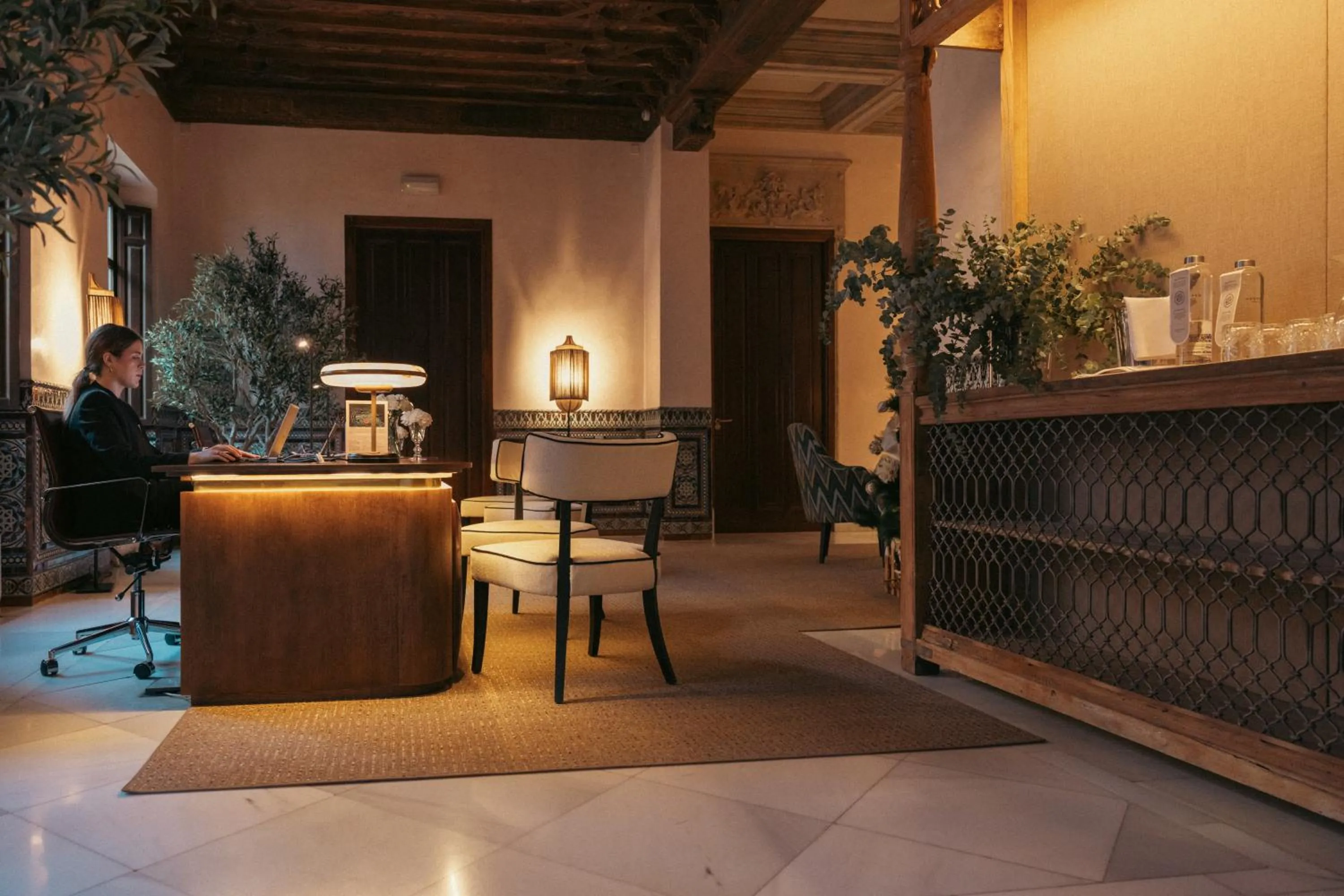 Lobby or reception in Hospes Palacio de los Patos, a Member of Design Hotels