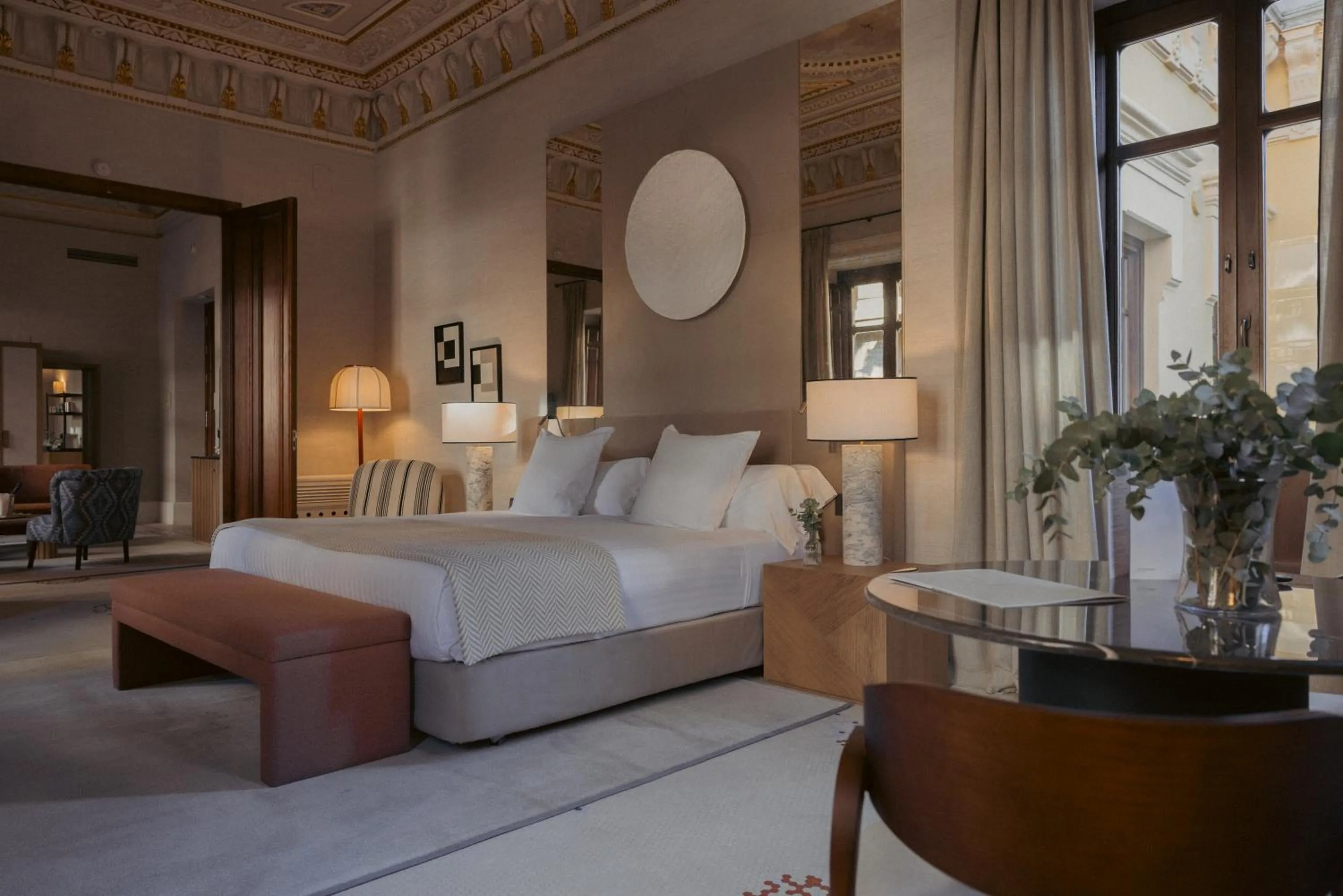 Bed in Hospes Palacio de los Patos, a Member of Design Hotels