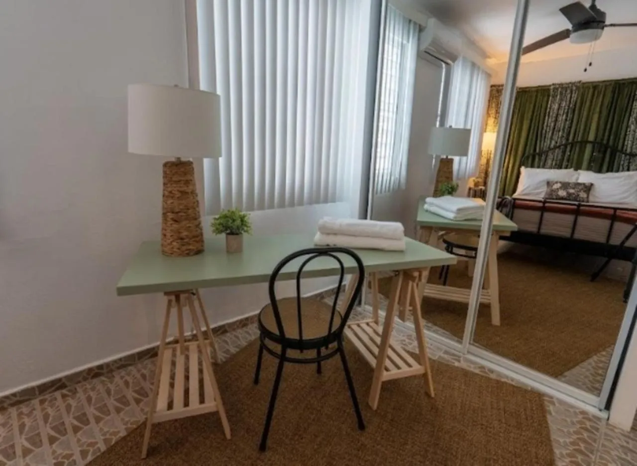 Bed in El Flamingo Beach Club