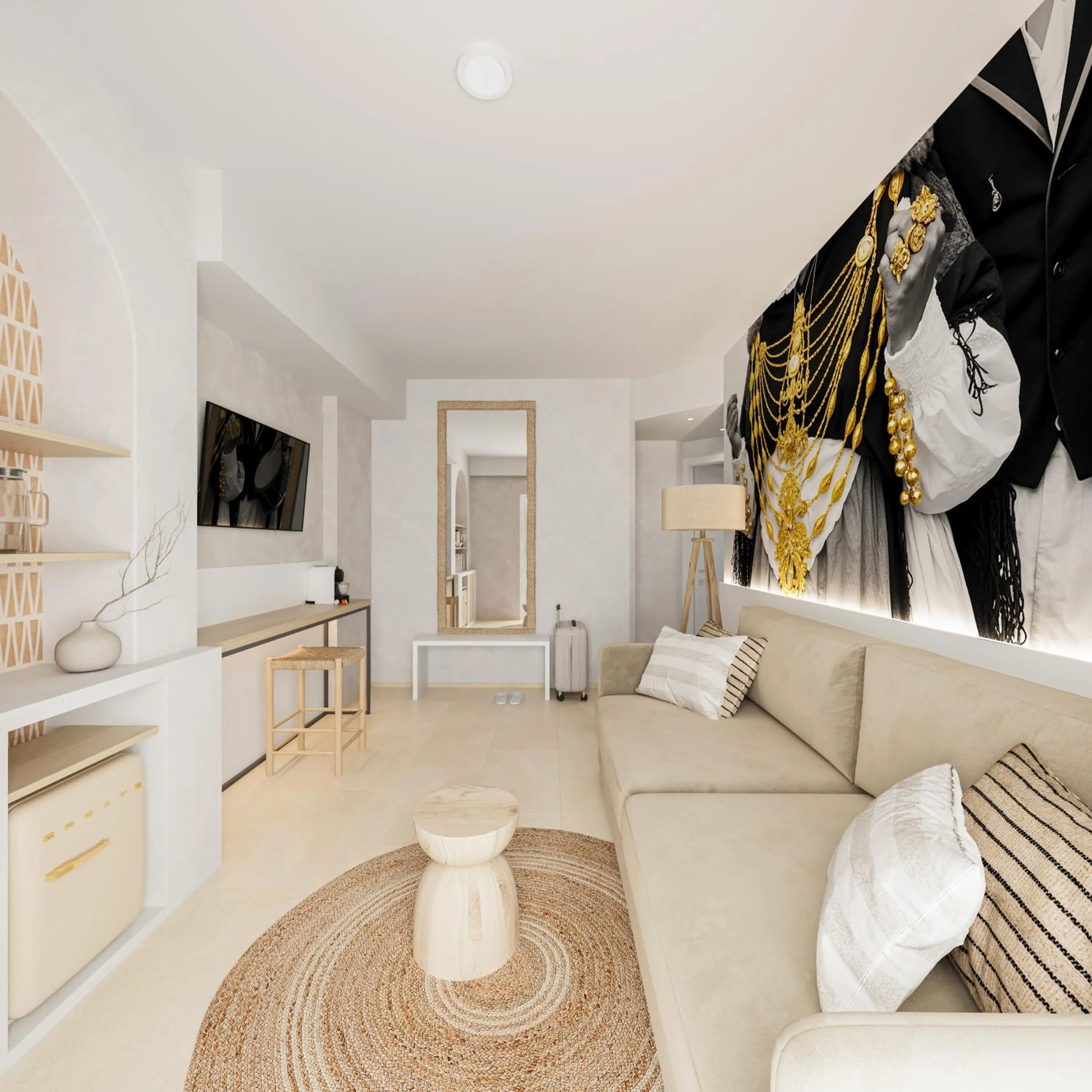 Living room in Aparthotel Tropic Garden