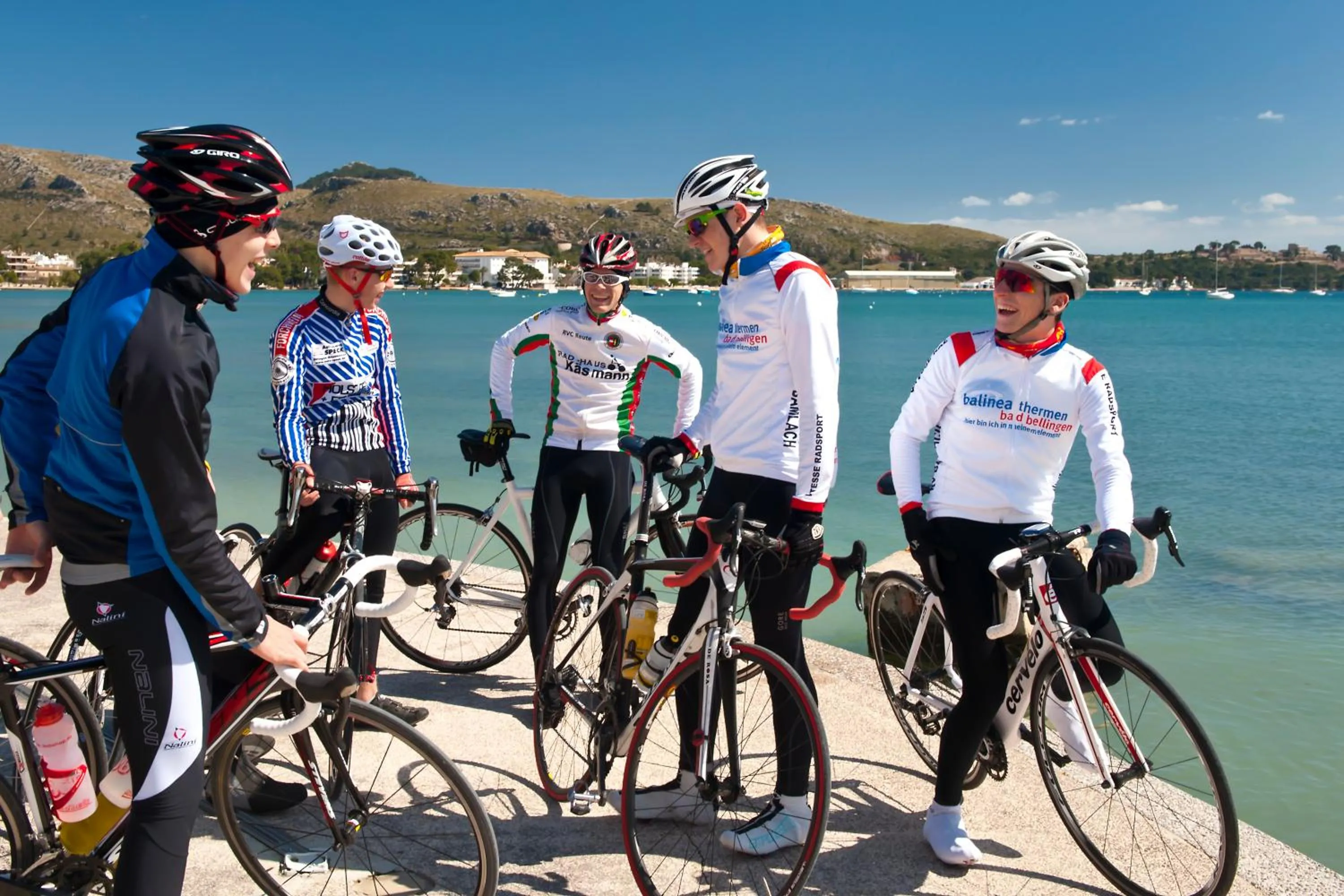 Cycling in Palm Garden