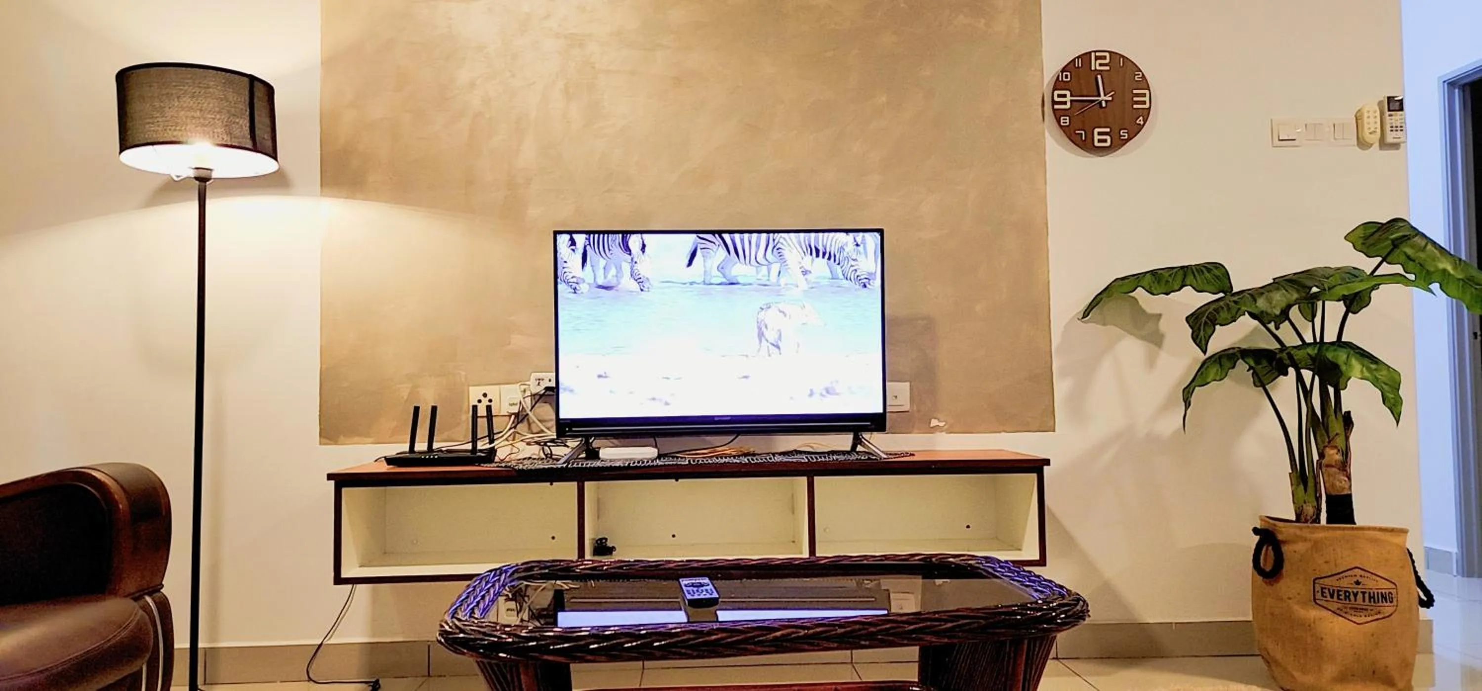 TV and multimedia in Putrajaya Dwiputra Residences, Fully Air-Con 3BR Homstay