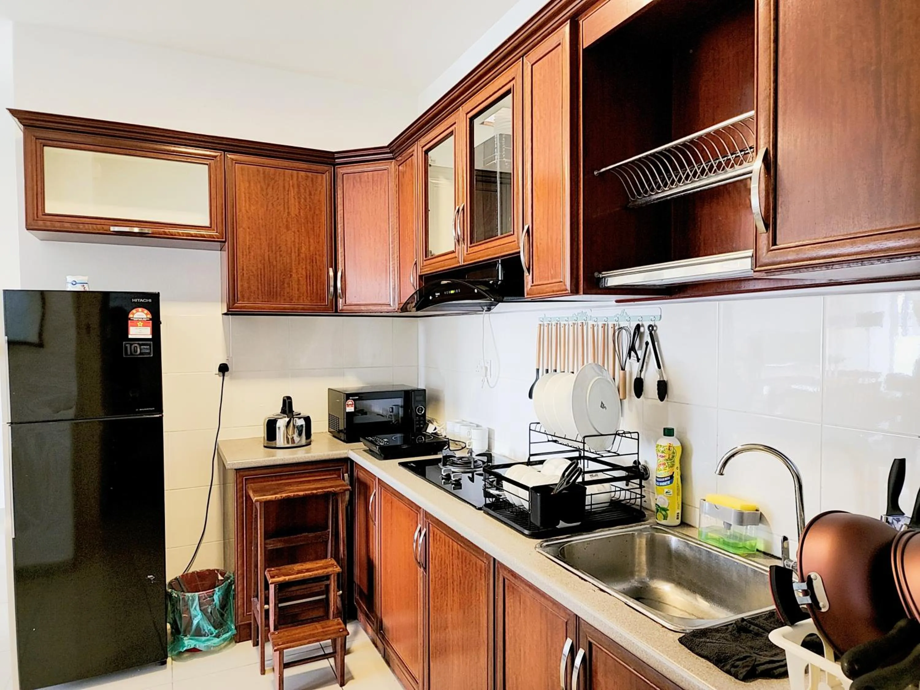 kitchen in Putrajaya Dwiputra Residences, Fully Air-Con 3BR Homstay