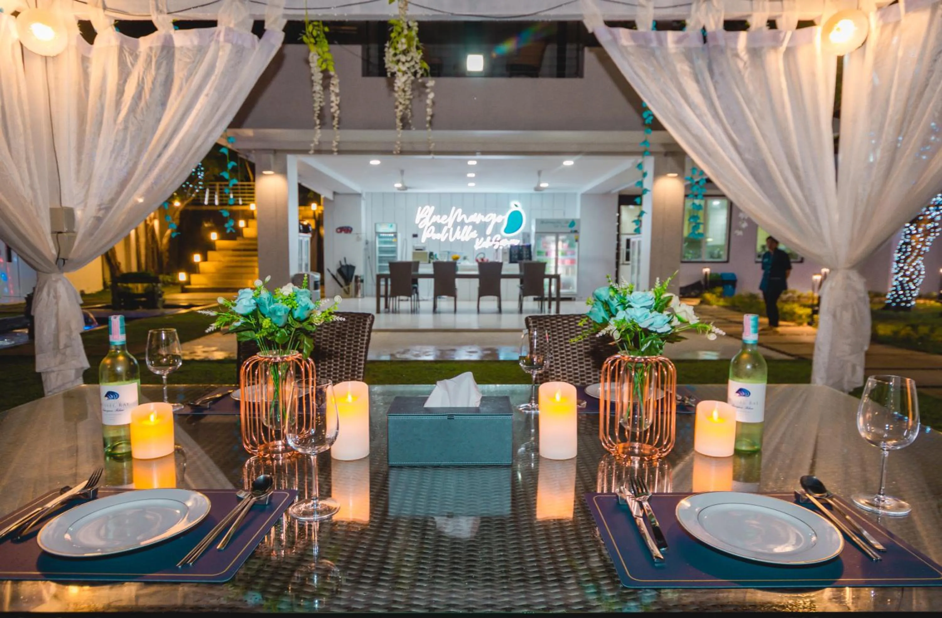 Dinner in Bluemango Pool Villa & Resort Koh Samui