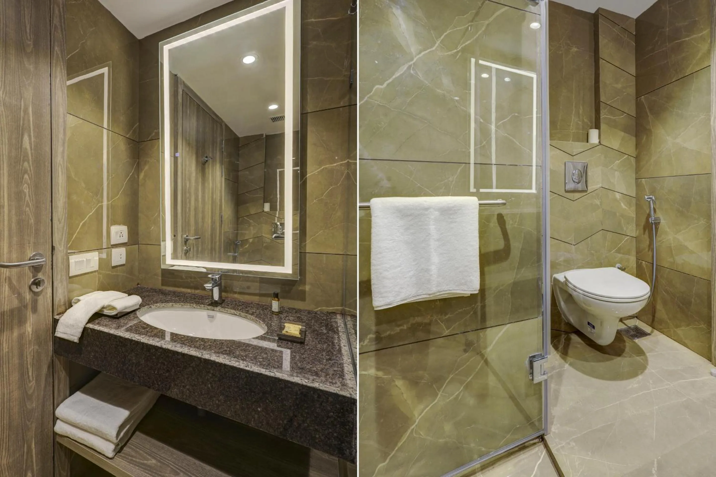 Shower in Sunday Hotel by CheckIn Vadodara