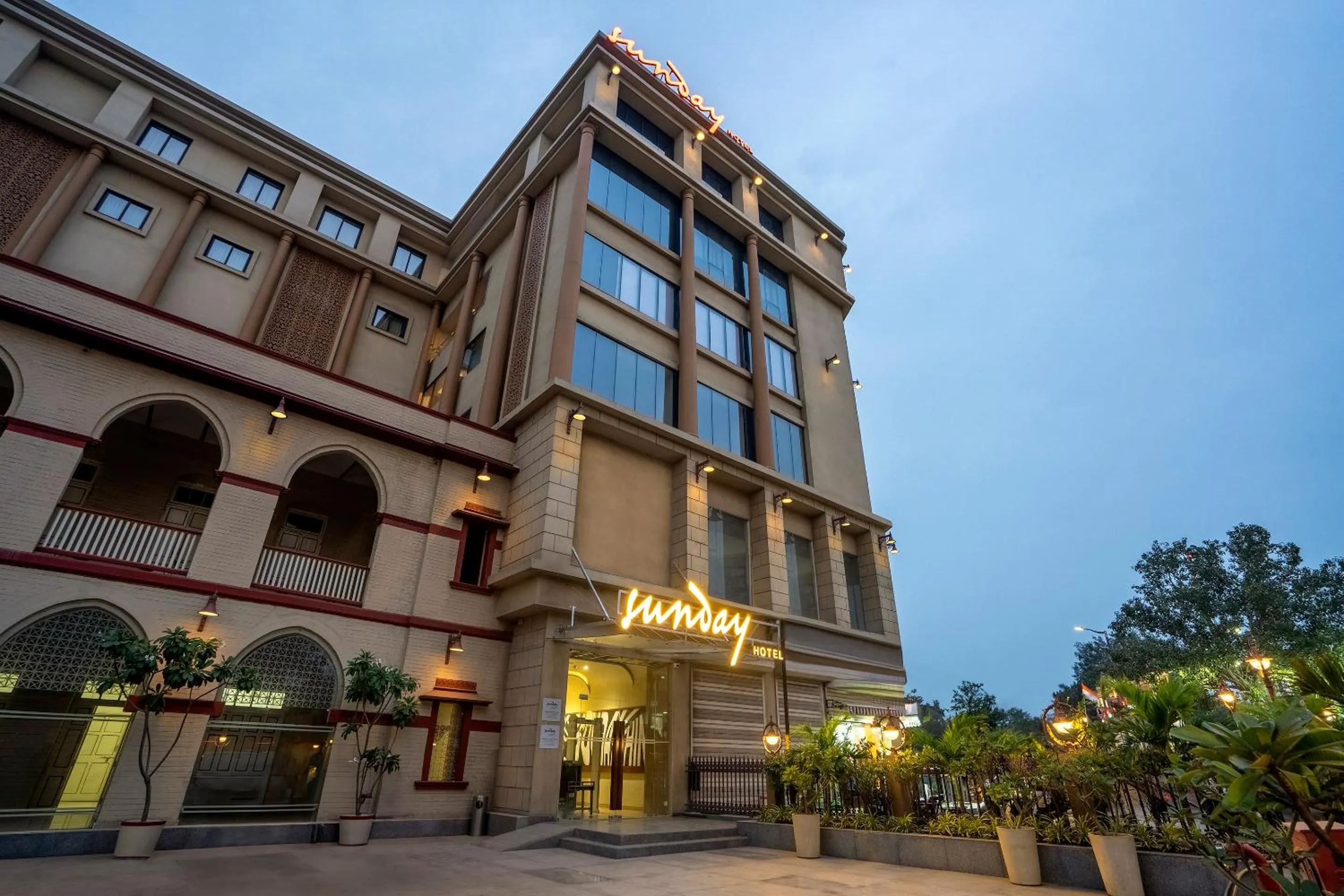 Property building in Sunday Hotel by CheckIn Vadodara