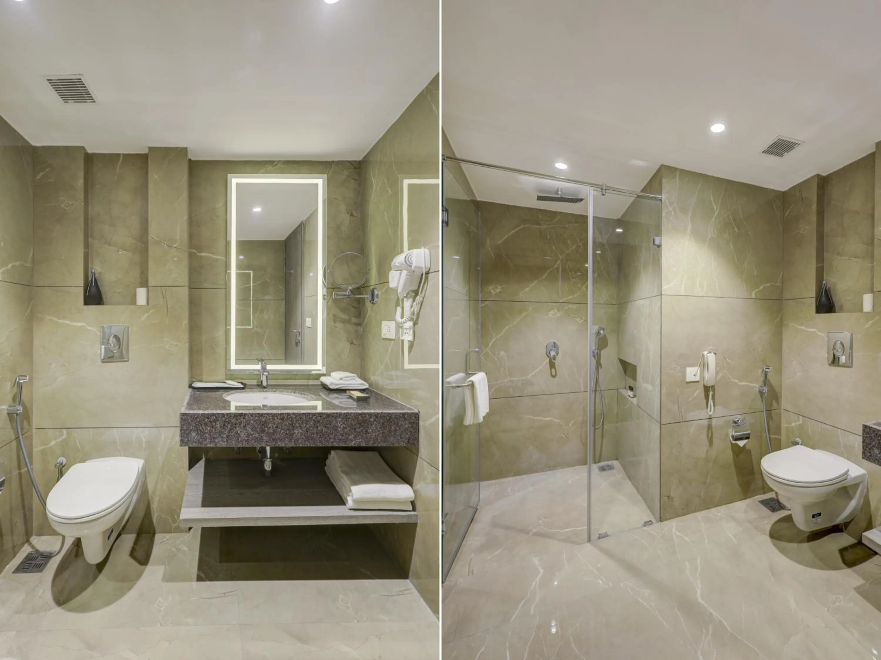 Bathroom in Sunday Hotel by CheckIn Vadodara