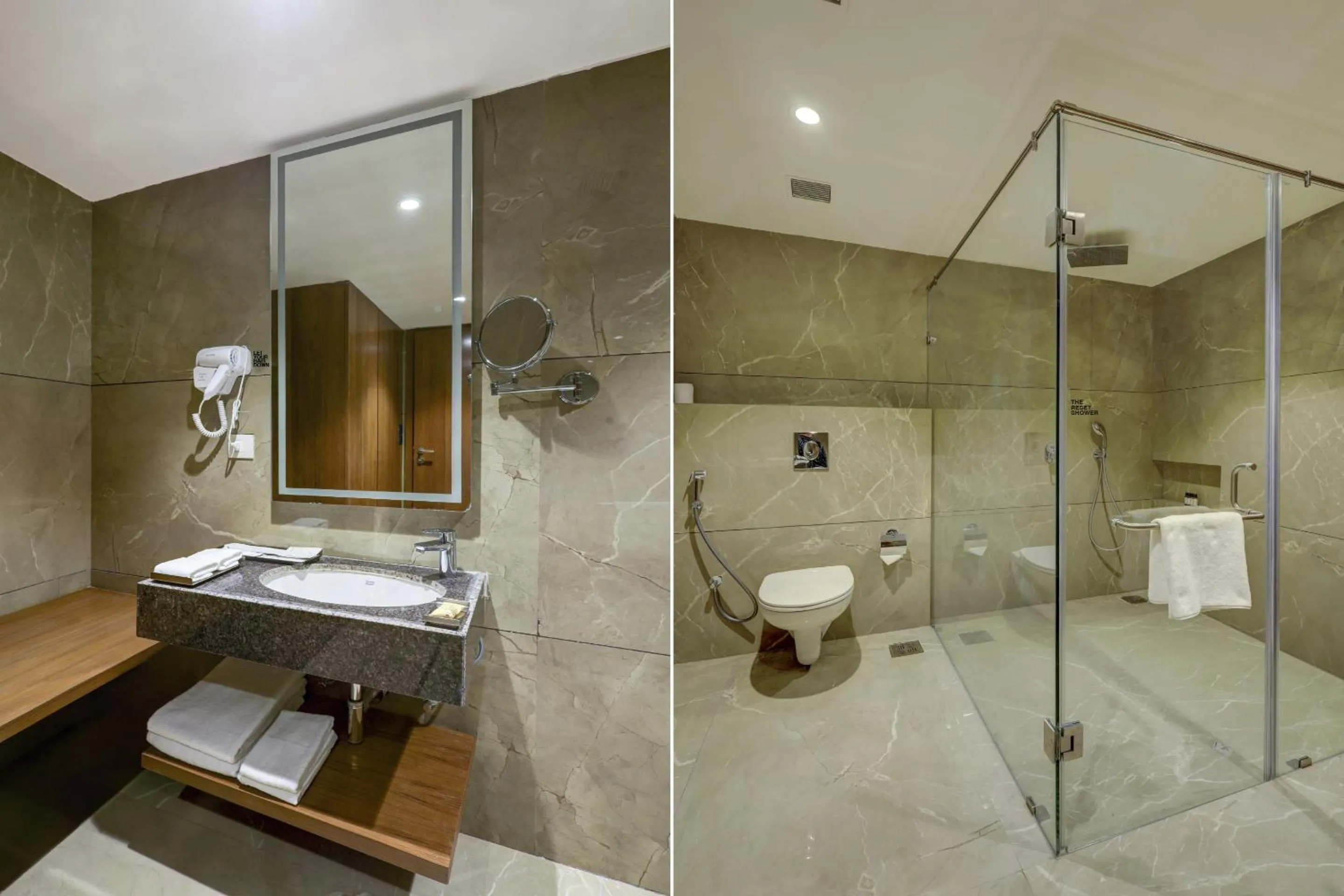 Bathroom in Sunday Hotel by CheckIn Vadodara