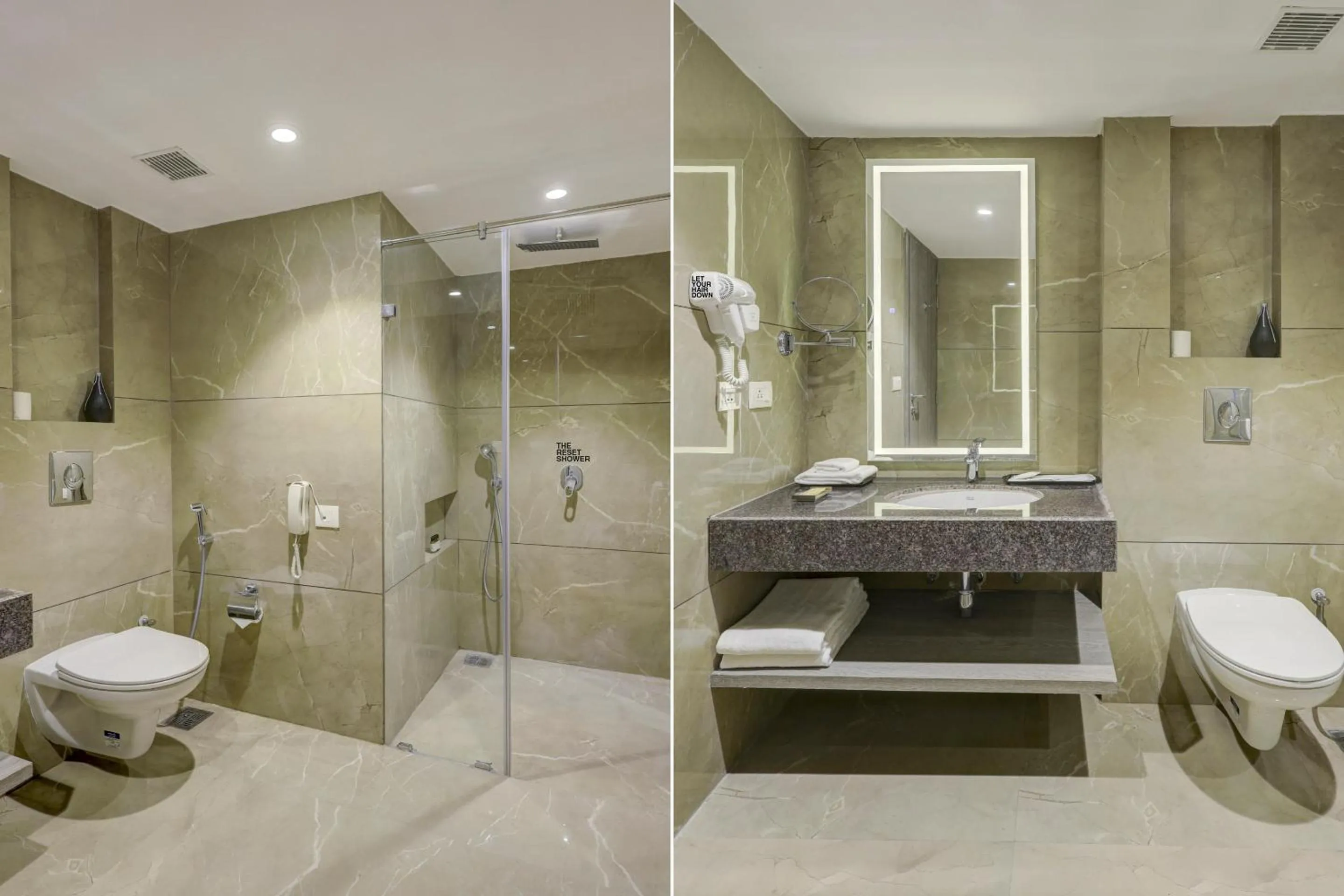 Bathroom in Sunday Hotel by CheckIn Vadodara