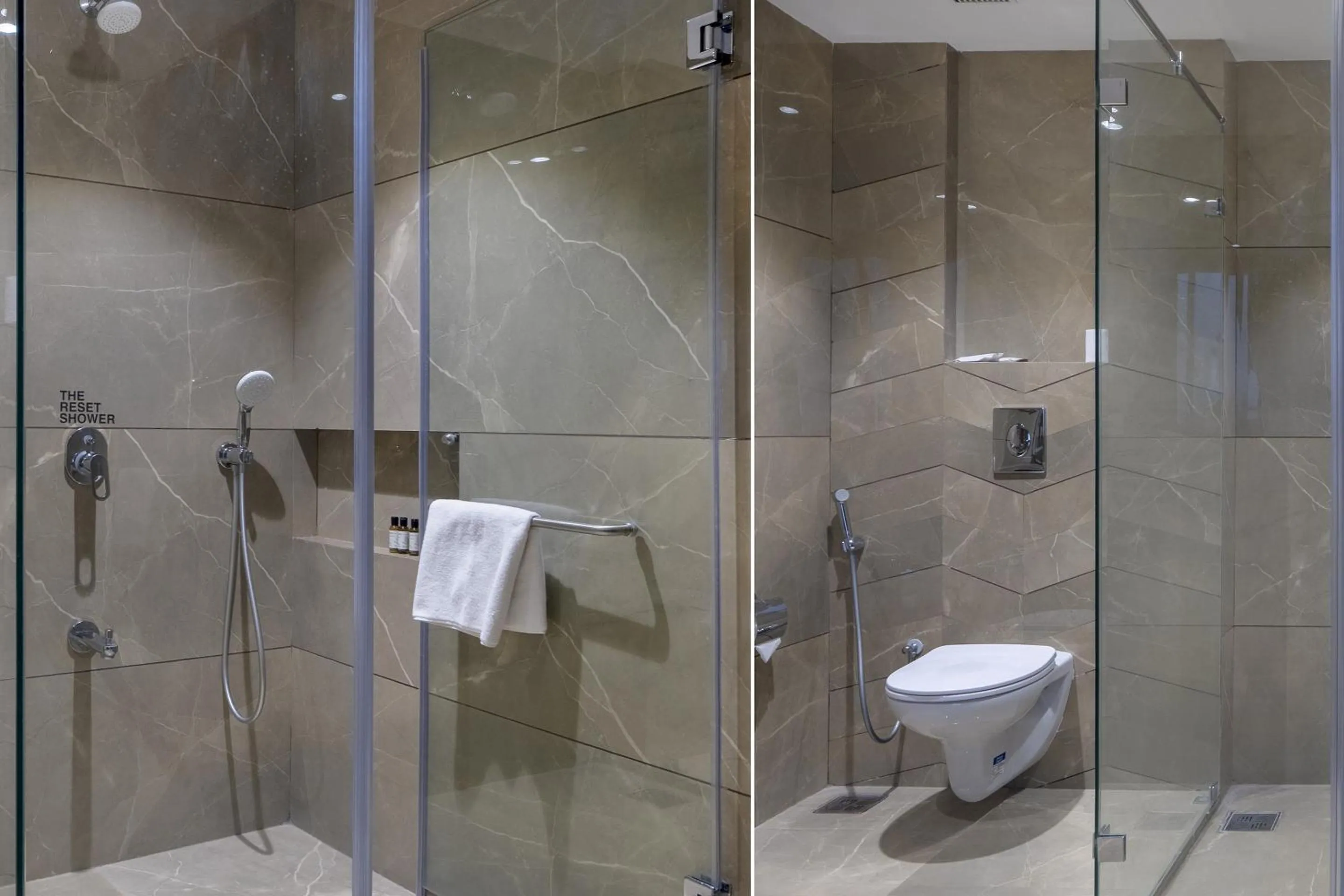 Bathroom in Sunday Hotel by CheckIn Vadodara