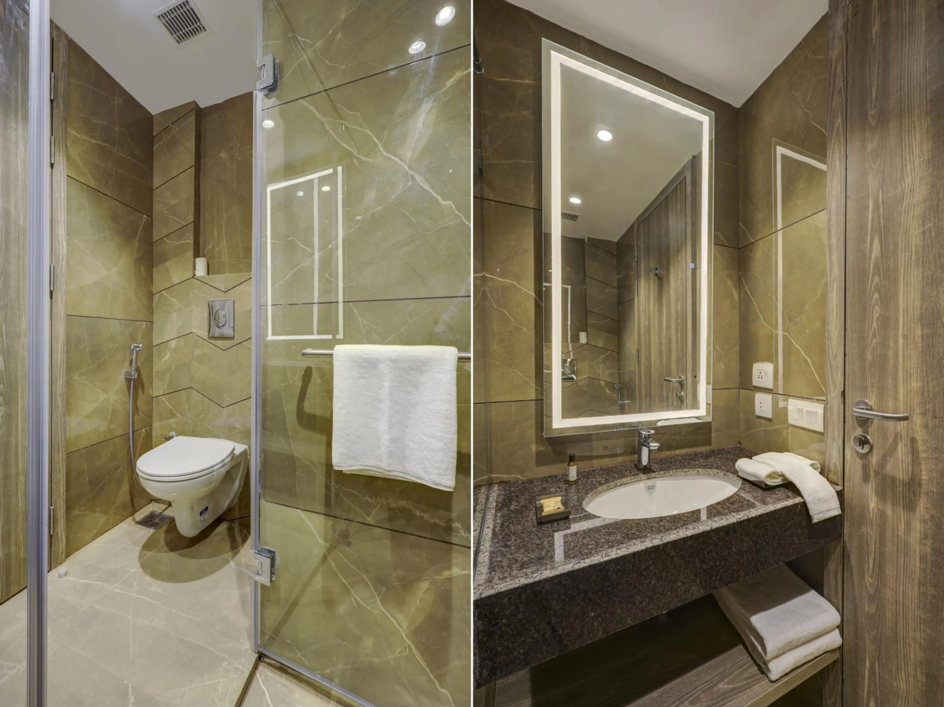 Bathroom in Sunday Hotel by CheckIn Vadodara