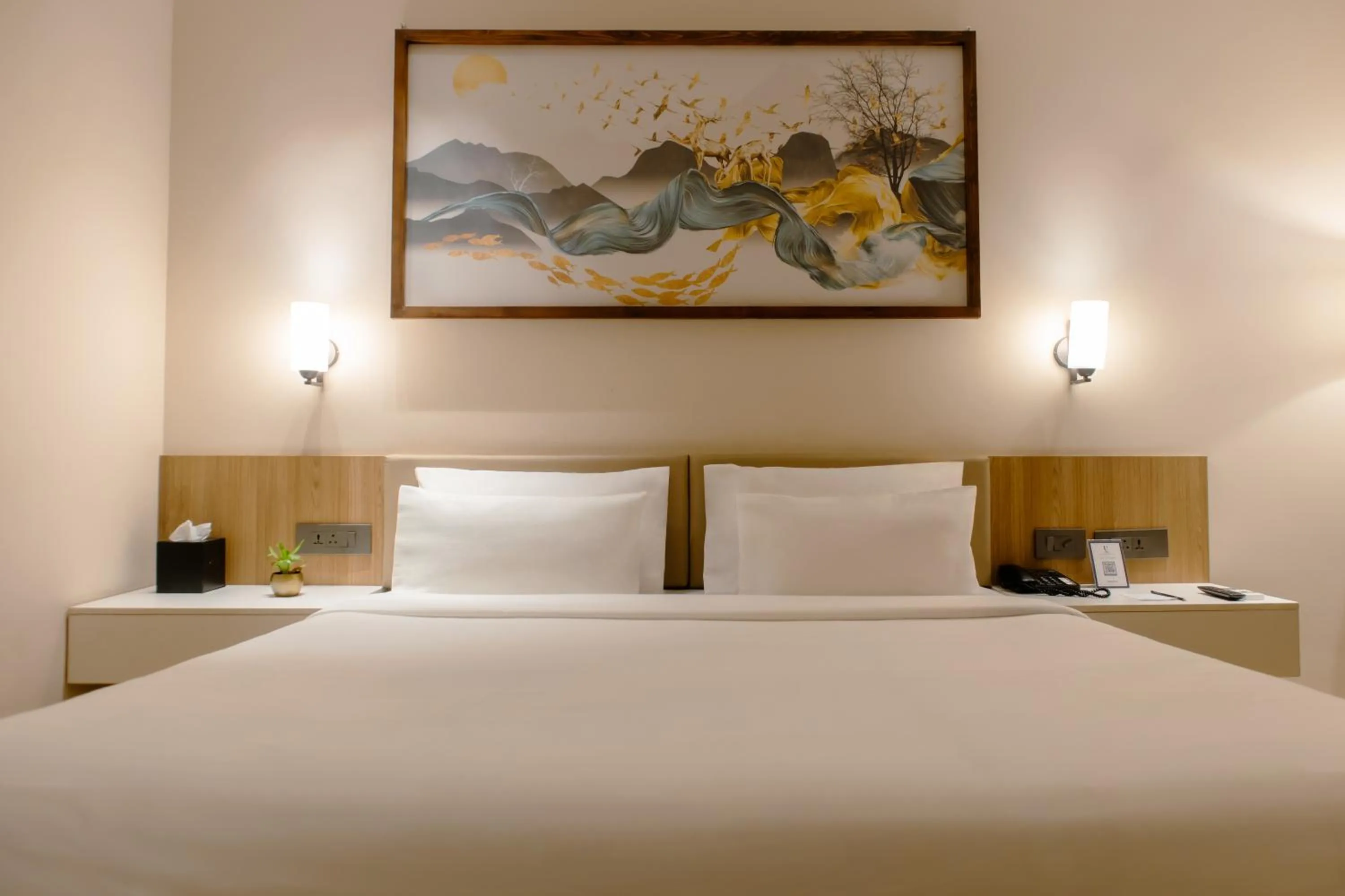 Bed in Udman Hotel Gurugram