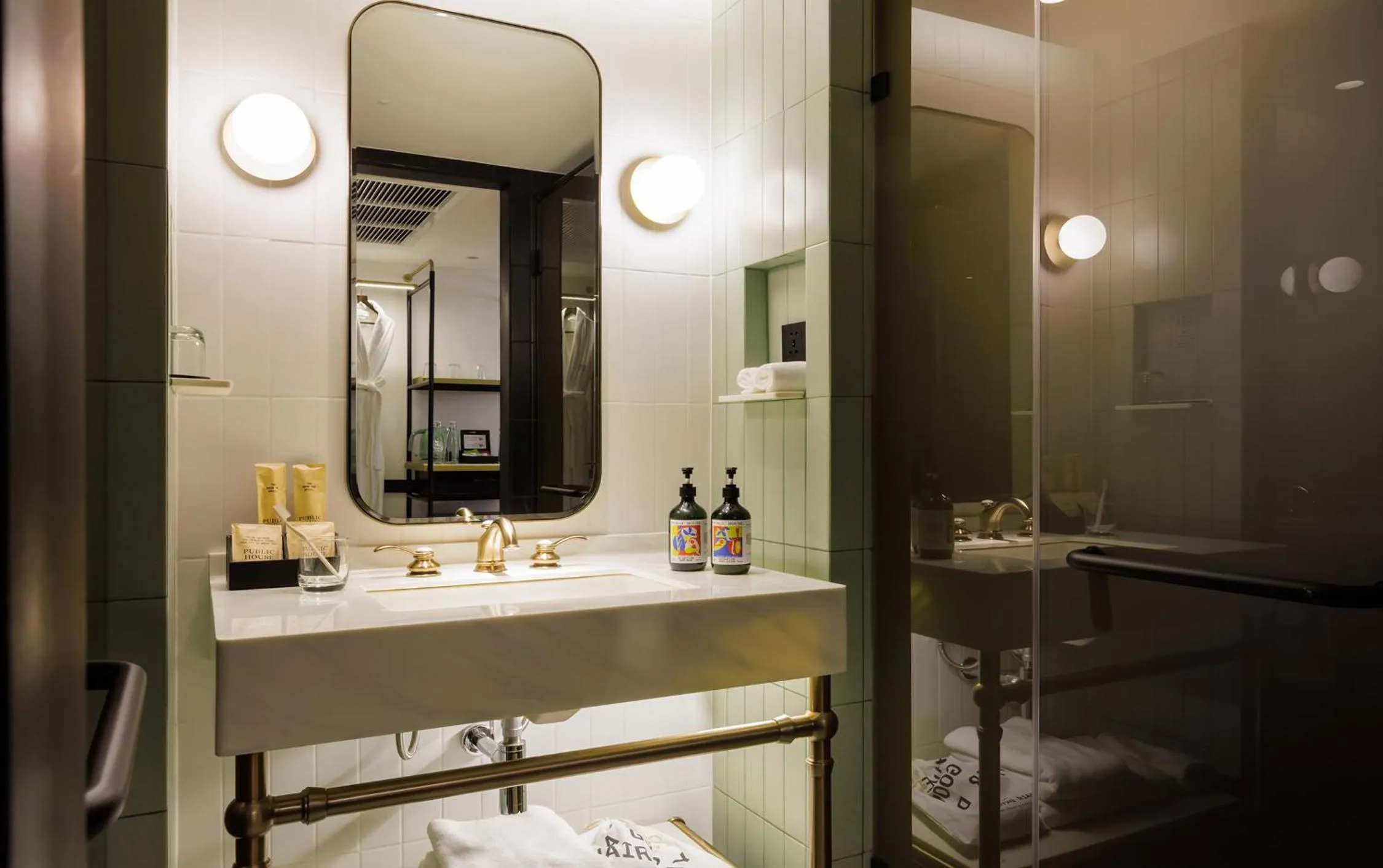 Bathroom in Public House Bangkok, a Member of Design Hotels