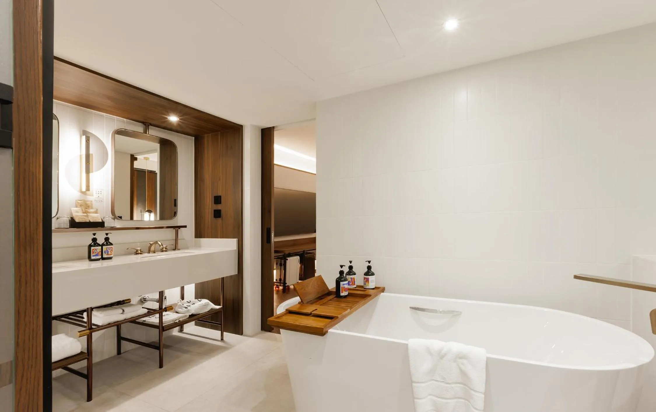 Bathroom in Public House Bangkok, a Member of Design Hotels