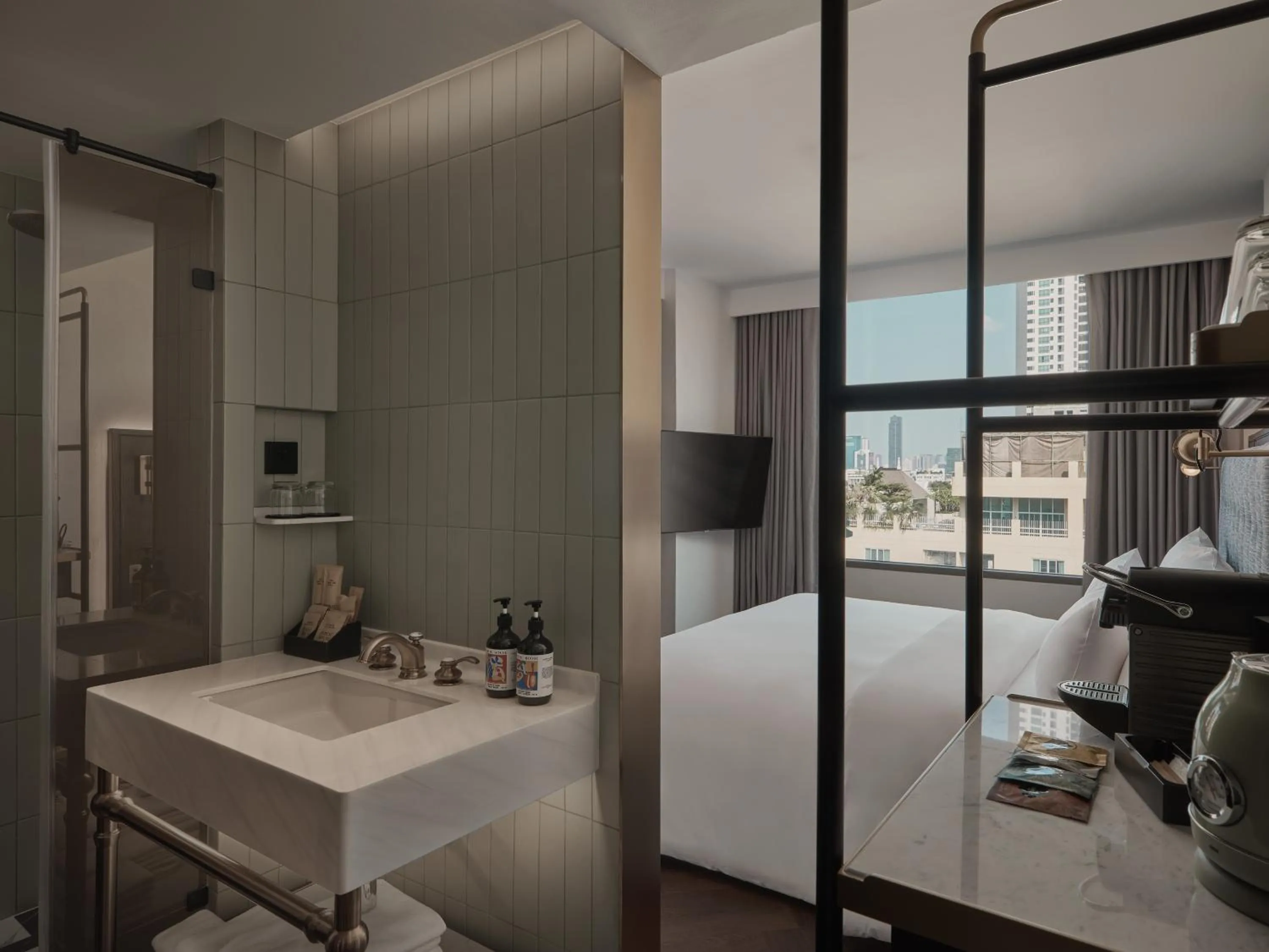Bedroom, Bed in Public House Bangkok, a Member of Design Hotels