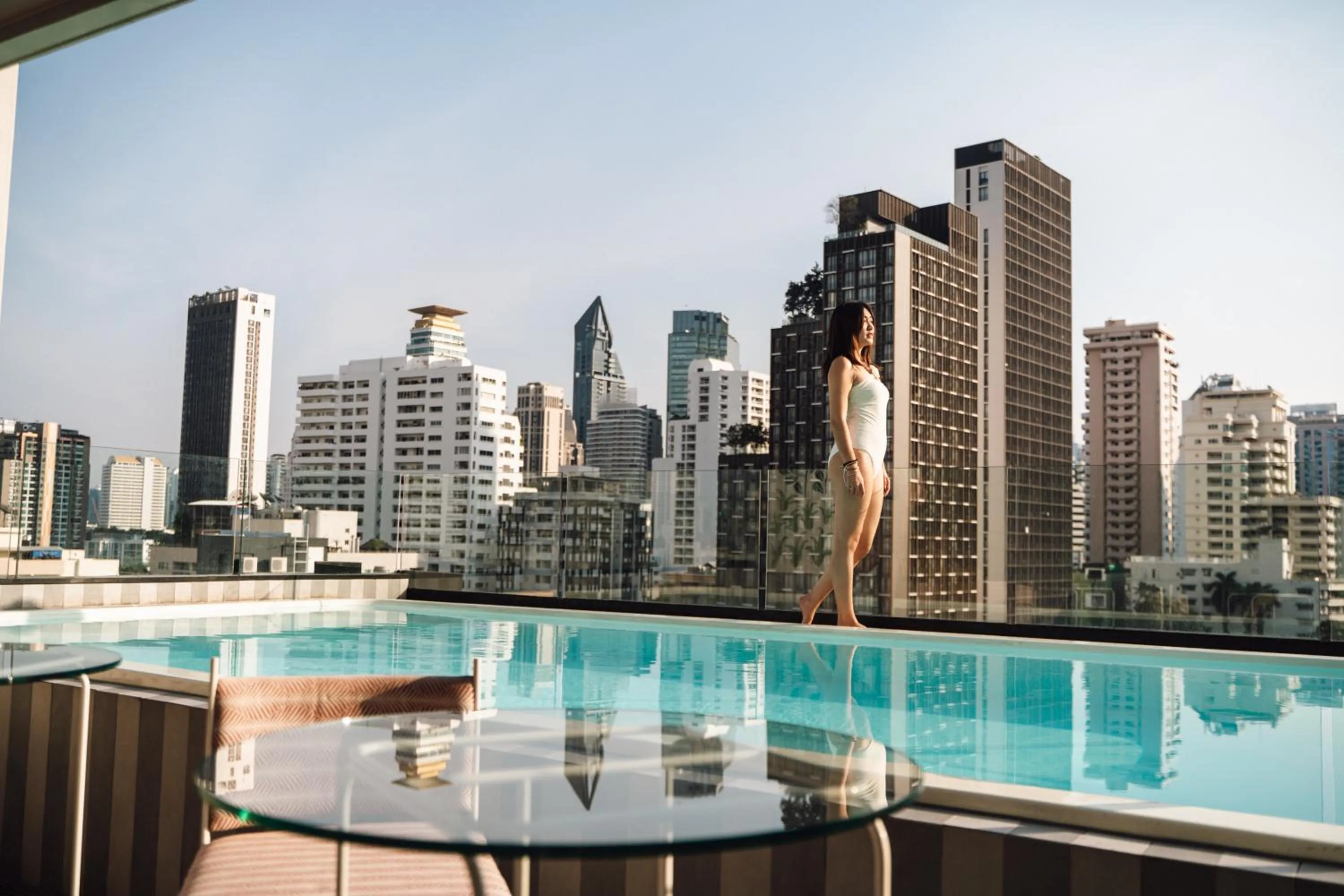 Swimming pool in Public House Bangkok, a Member of Design Hotels