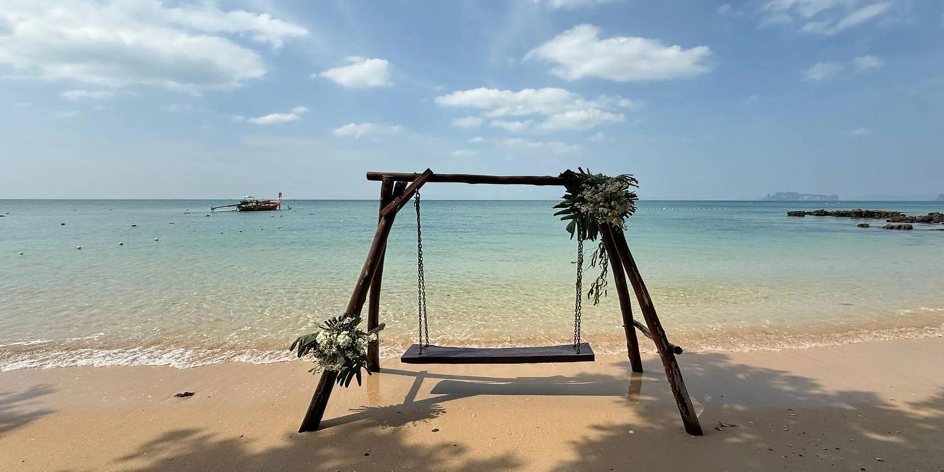 Beach in Palm Resort Krabi