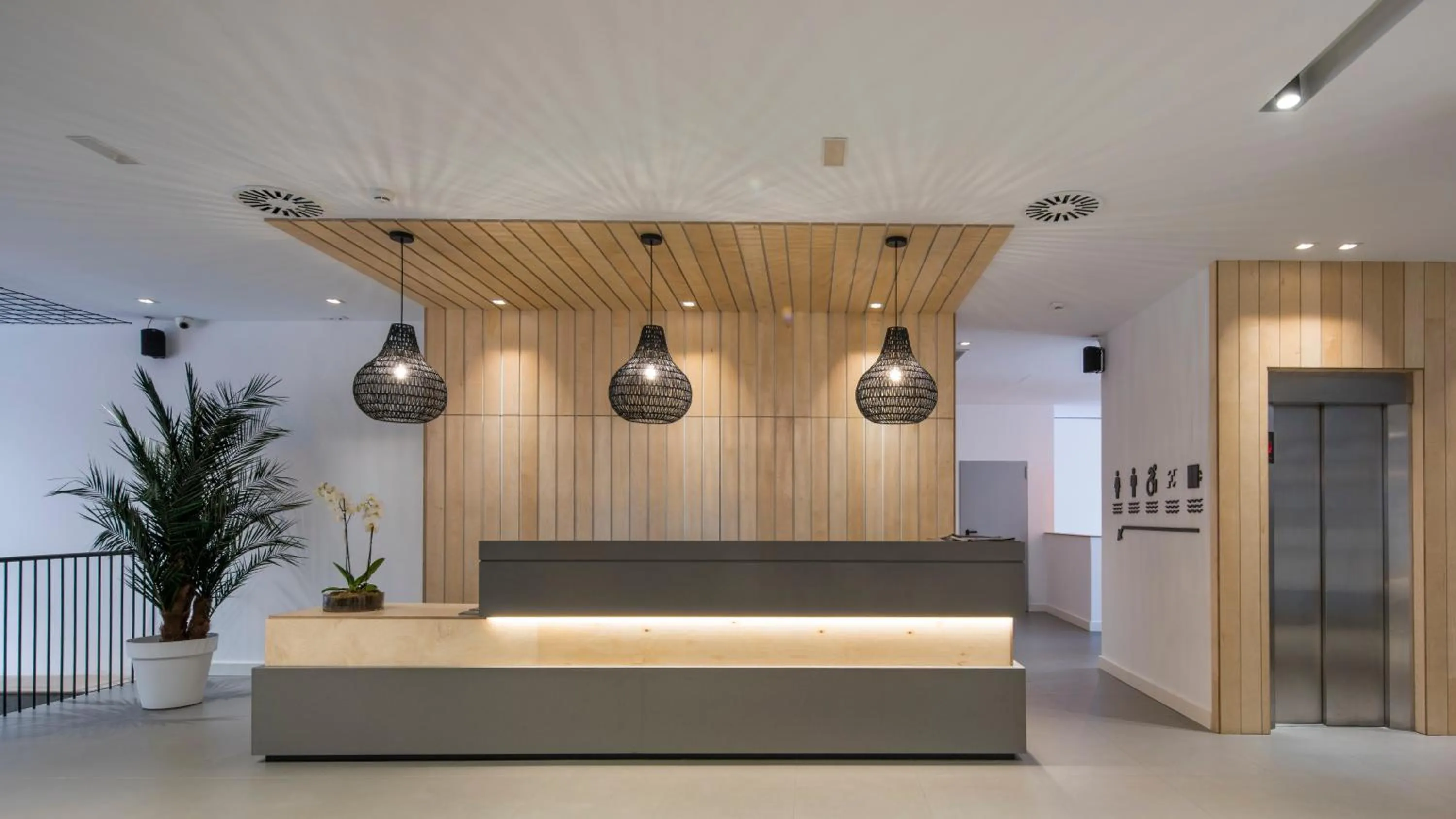 Lobby or reception in Hotel Airiños 3*