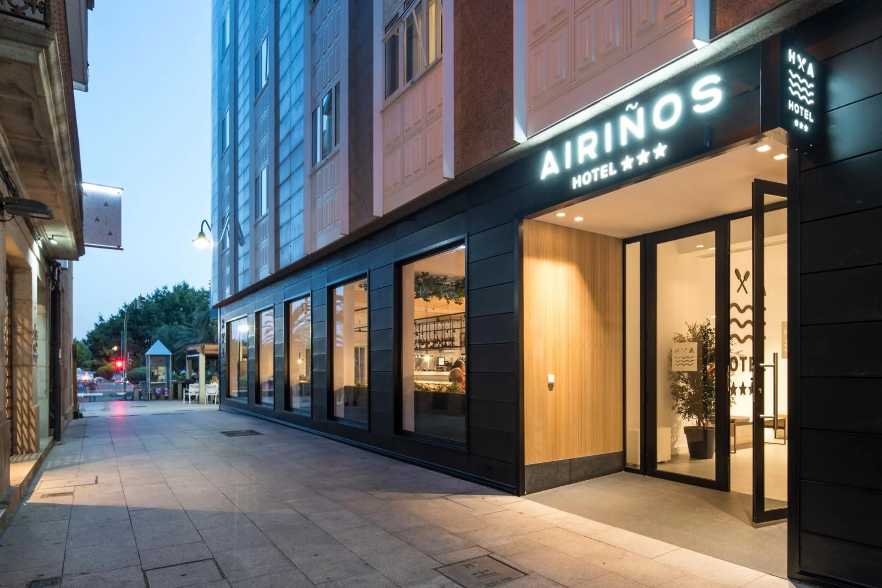 Facade/entrance in Hotel Airiños 3*