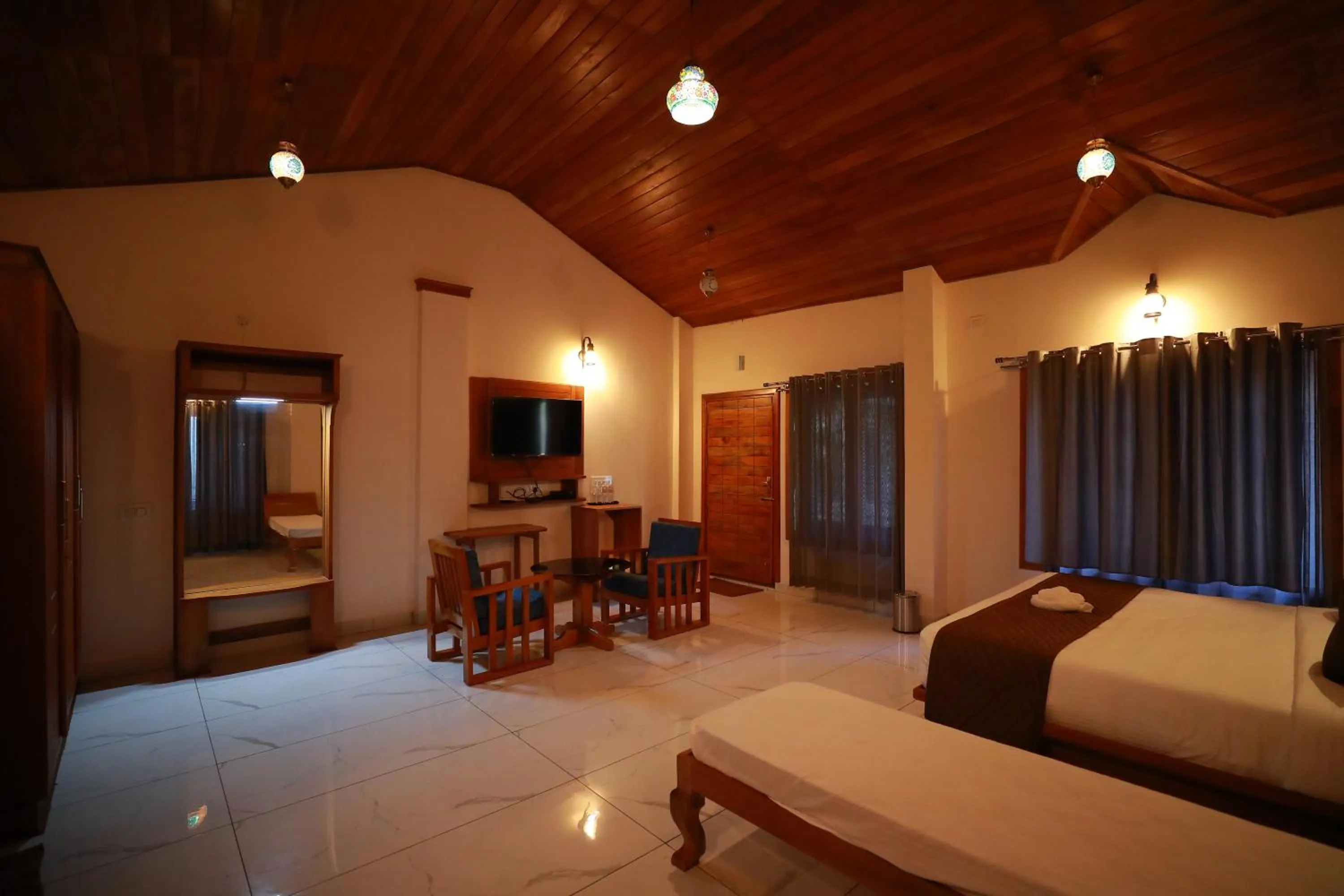 Bed in Coorg Coffee Bean Resort Madikeri