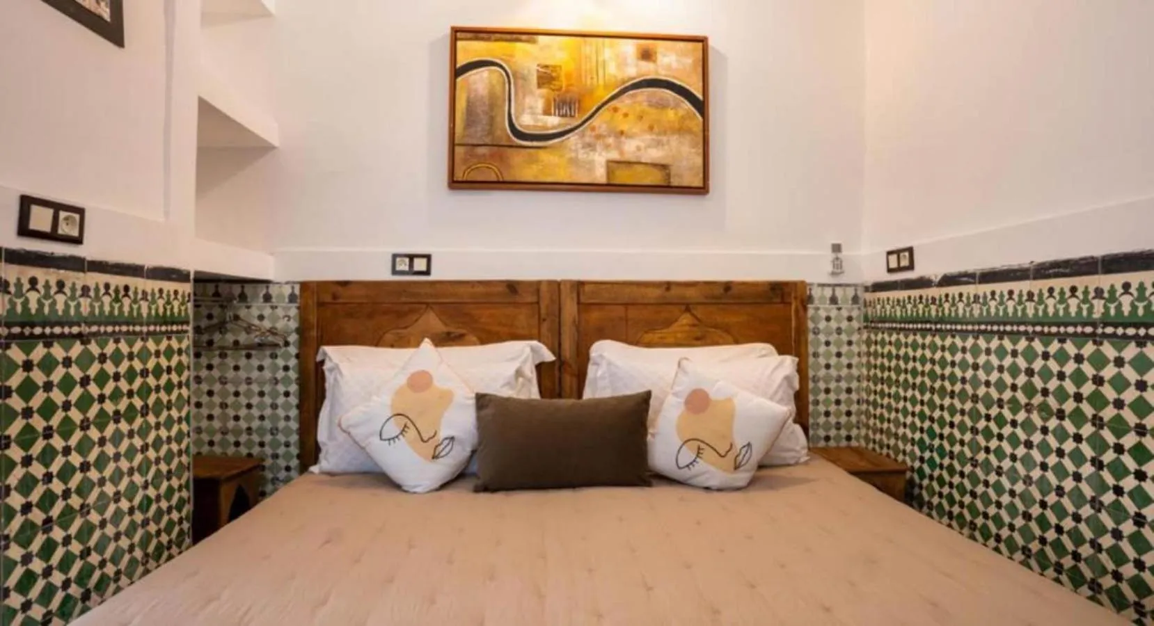 Bed in Riad 4 Jardins & Spa