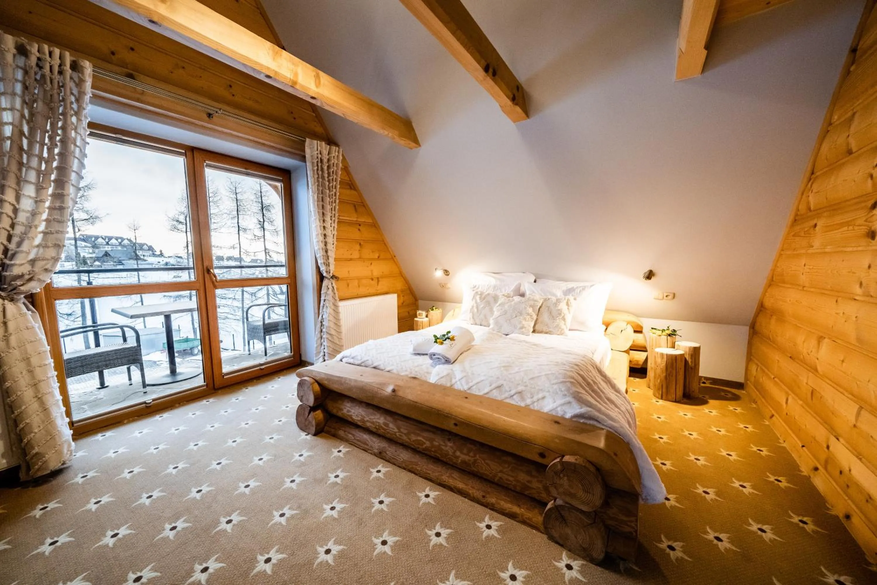 Bed in Zapotoczny Residence