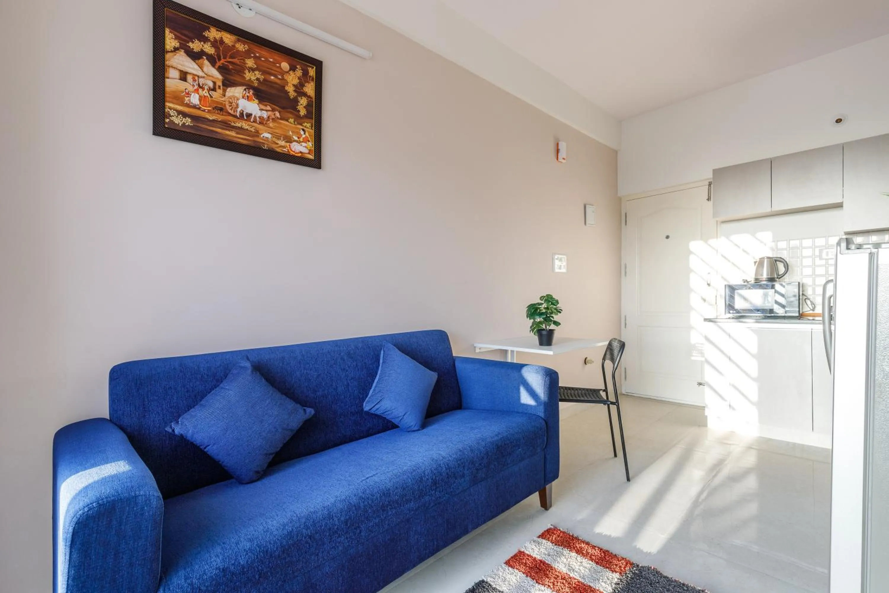 Living room in Sunrise Service Apartments