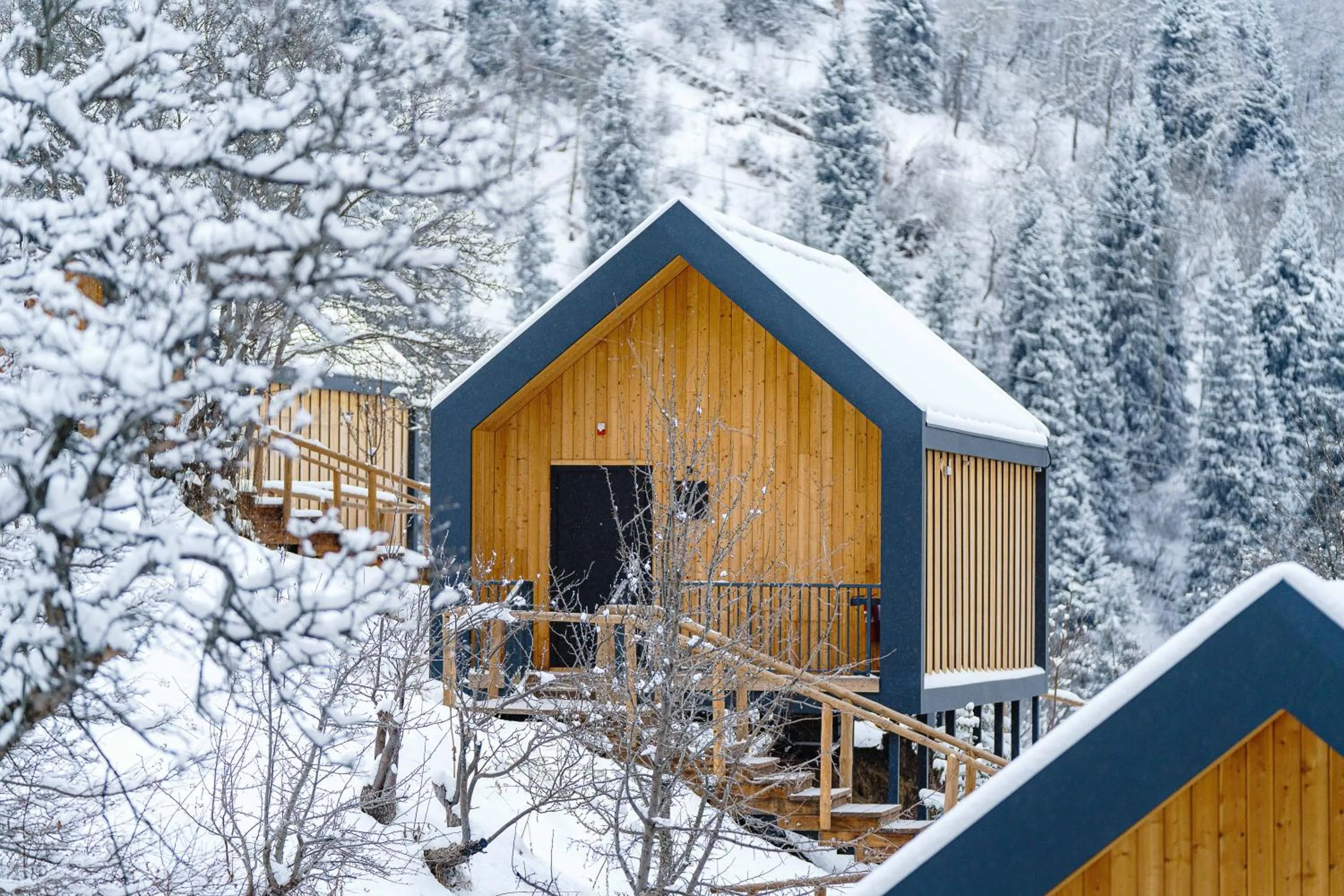 Winter in Qazaq Auyl Eco Hotel