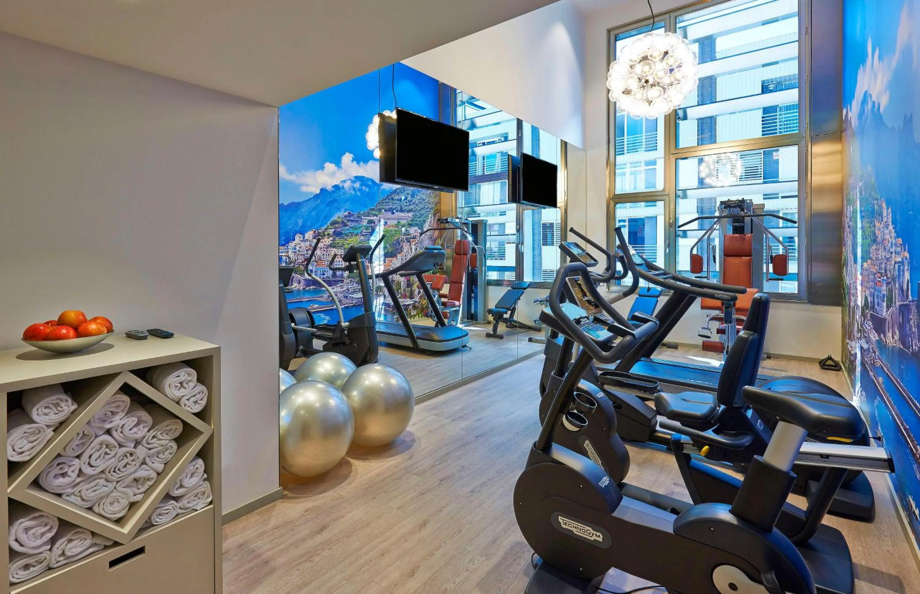 Fitness centre/facilities in NH Collection Barcelona Constanza