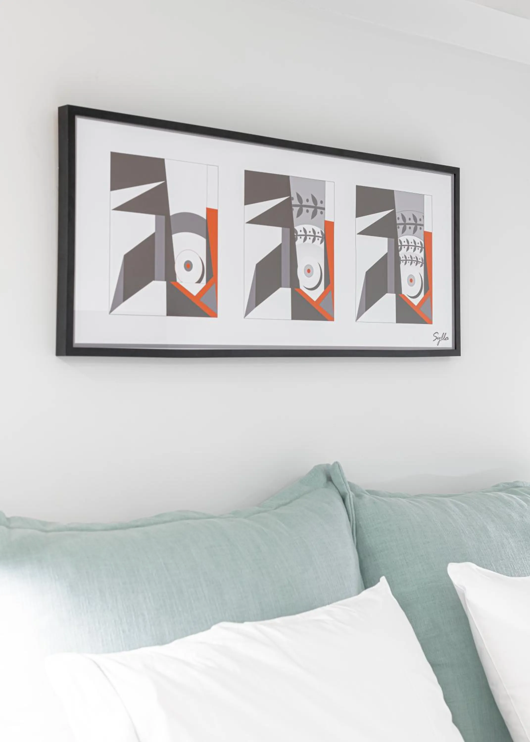 Bed in Ciel Suites Athens