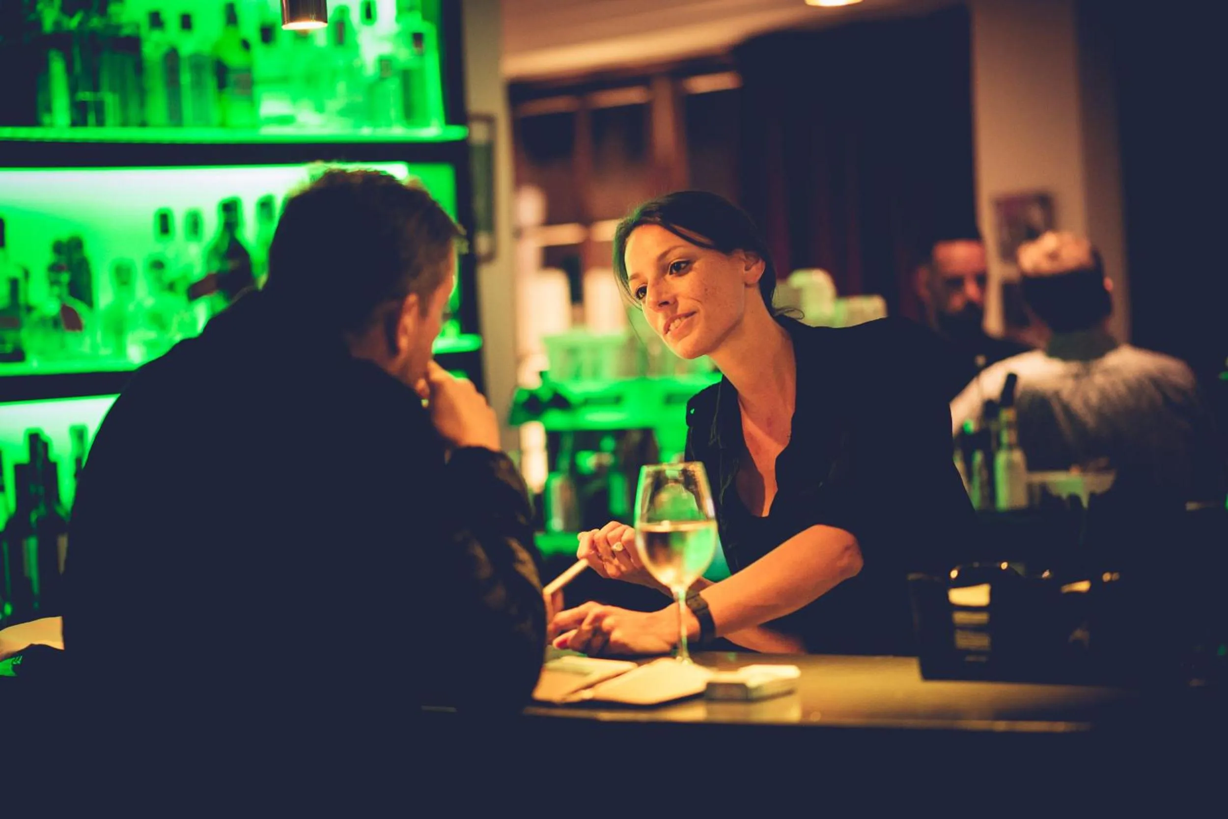 Staff in Ocean Drive Ibiza