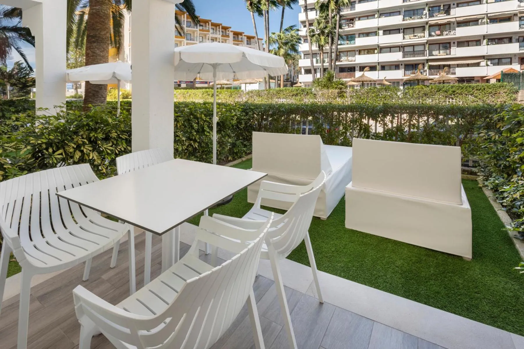 Balcony/Terrace in Alcudia Garden Aparthotel