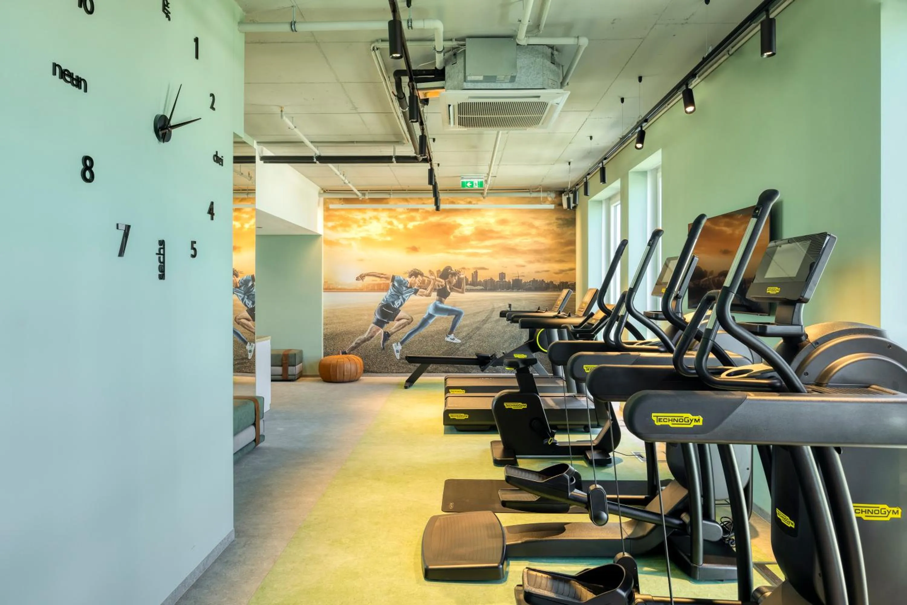 Fitness centre/facilities in Citadines Danube Vienna
